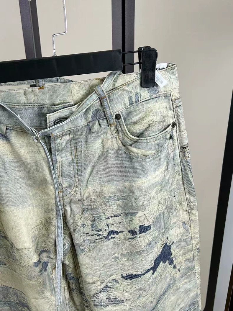 Acne Studios acne studios Heavy work damages the optical illusion jeans Size US 38 / EU 54 - 2 Thumbnail