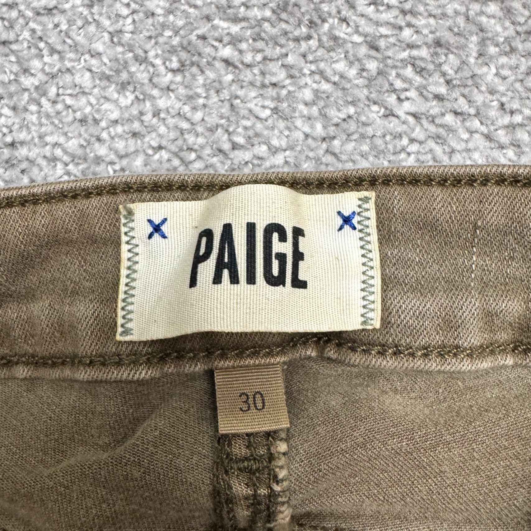 Paige Paige Verdugo Jeans Womens 30 Green Mid Rise Skinny Stretch Denim Casual City Outdoor 90s Mens Womens Girls? Size 30" / US 8 / IT 44 - 7 Thumbnail