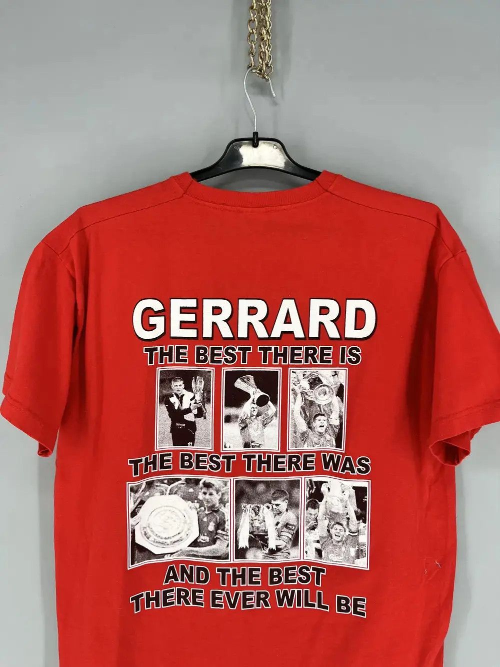 Vintage 00s Steven Gerrard Liverpool Shirt Vintage Football Jersey Size US L / EU 52-54 / 3 - 10 Thumbnail