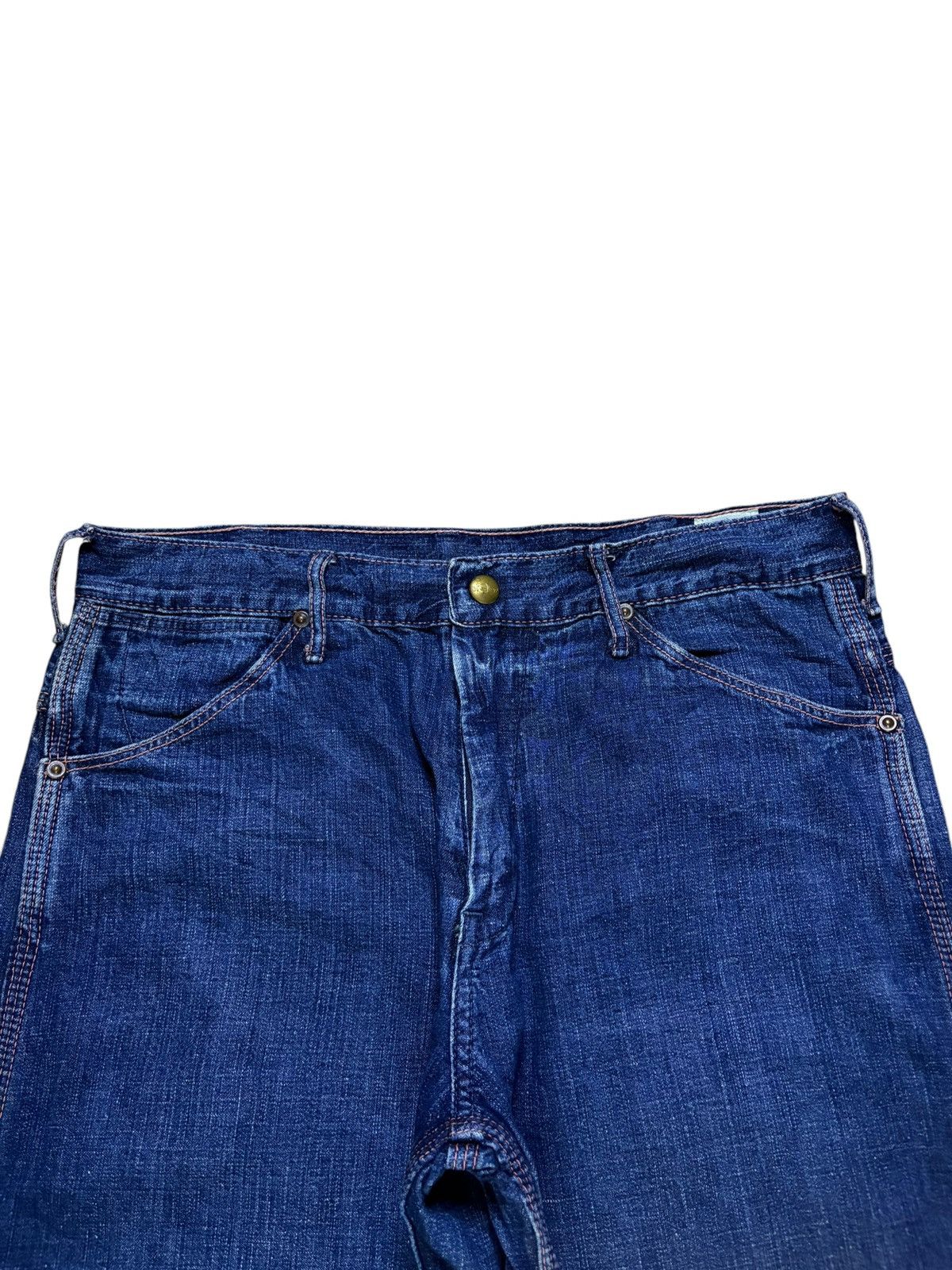 Japanese Brand × Orslow Vintage Or Slow Carpenter Loose Baggy Jeans Size US 29 - 4 Thumbnail