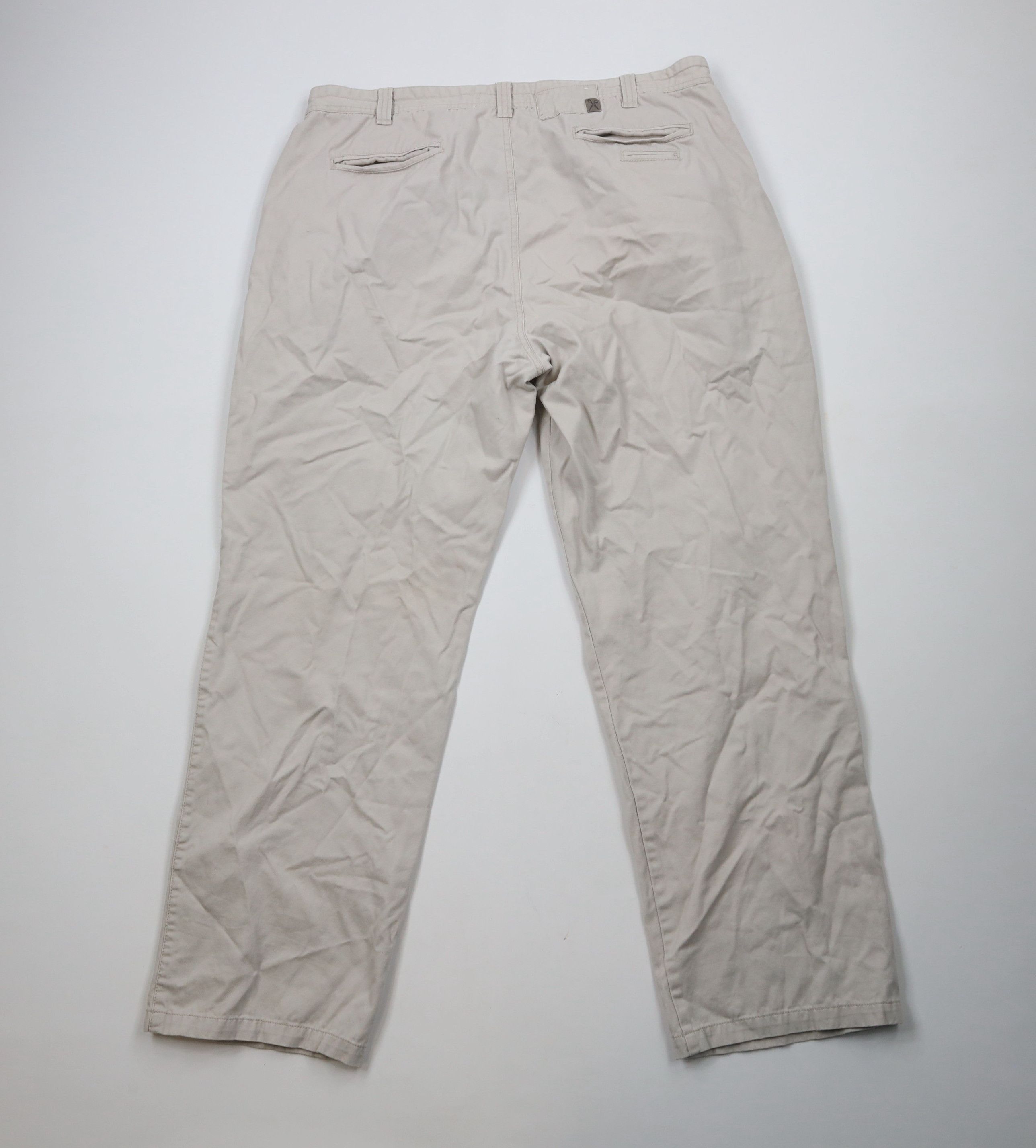 Marc Ecko × Vintage Vintage 90s Y2K Marc Ecko Fit Wide Leg Chino Pants Beige Size US 40 / EU 56 - 10 Thumbnail