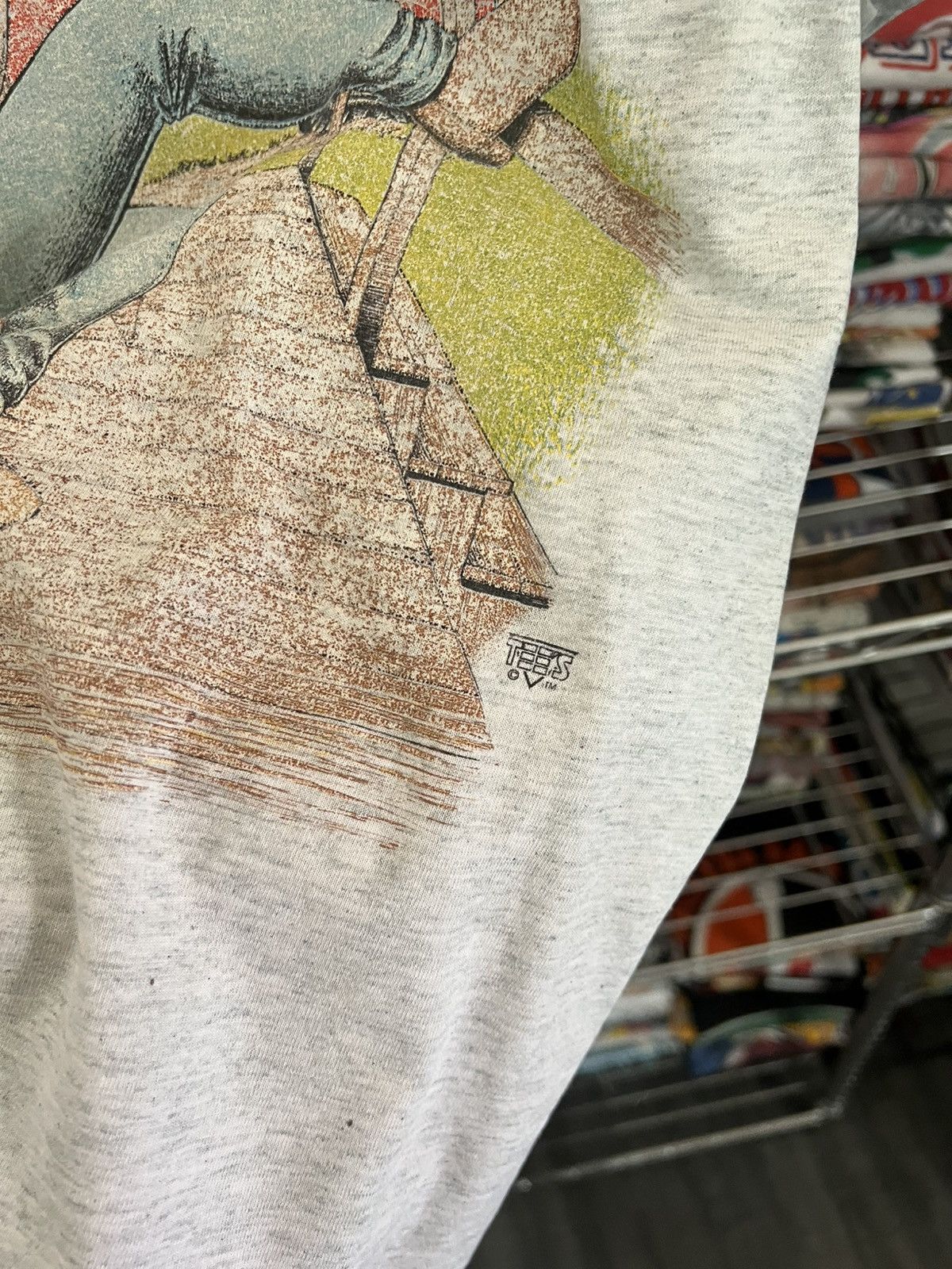 Vintage 90s Country Style Tennessee Souvenir Cowboy Levi’s Tee Size US L / EU 52-54 / 3 - 6 Thumbnail
