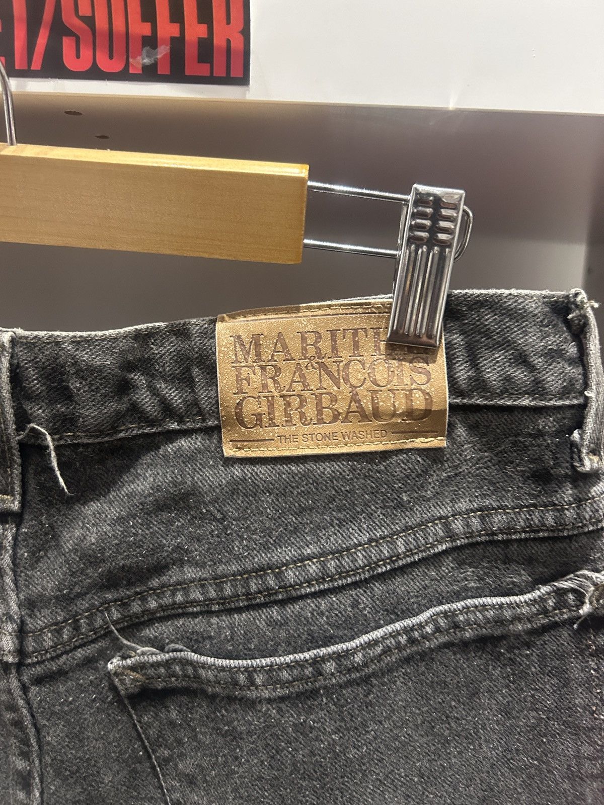 Marithe + Francois Girbaud vintage Marithe Francois Girbaud stone-washed black denim Size US 30 / EU 46 - 3 Thumbnail