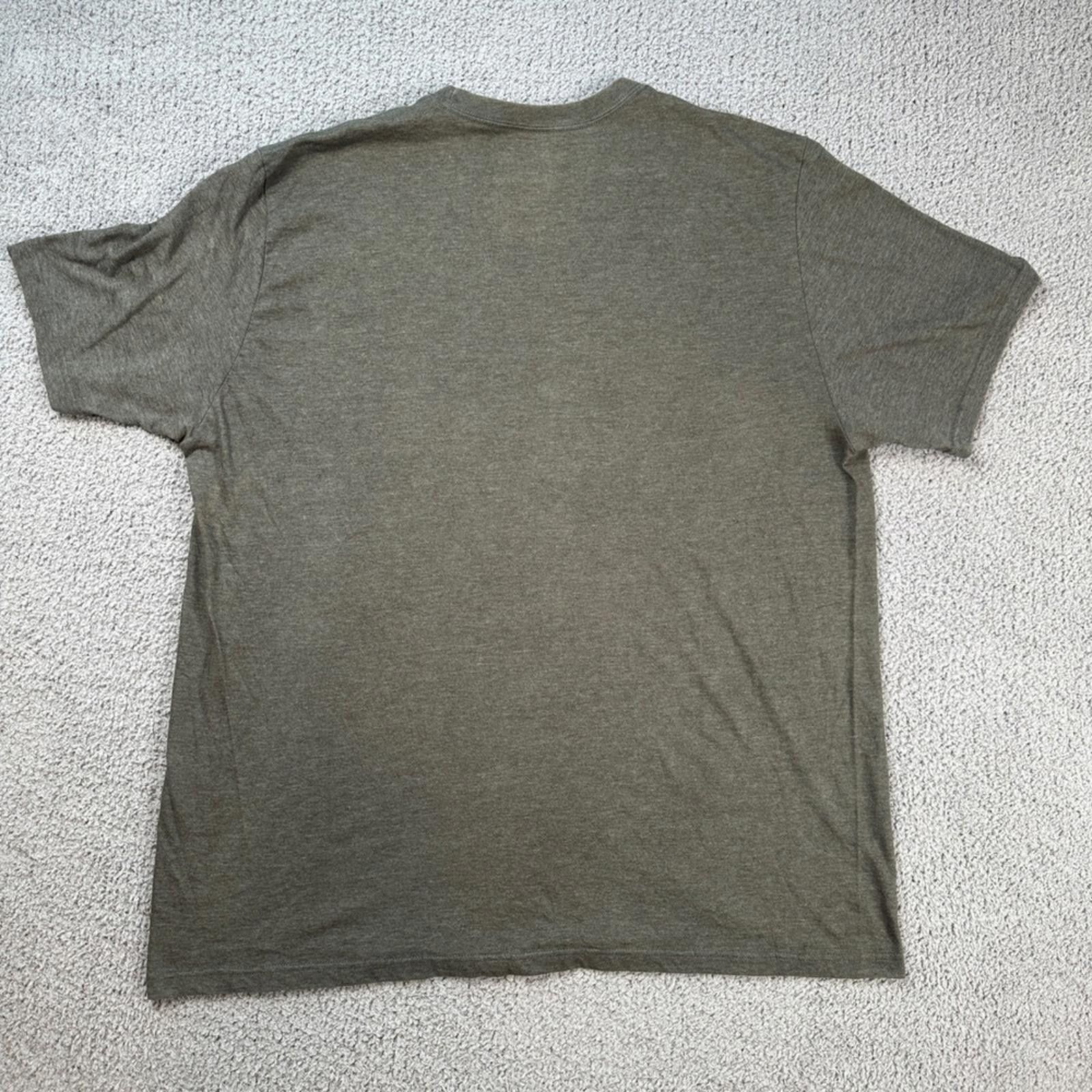 Nike Nike Swoosh T Shirt Men's XXL Olive Green Regular Fit Logo Size US XXL / EU 58 / 5 - 2 Thumbnail