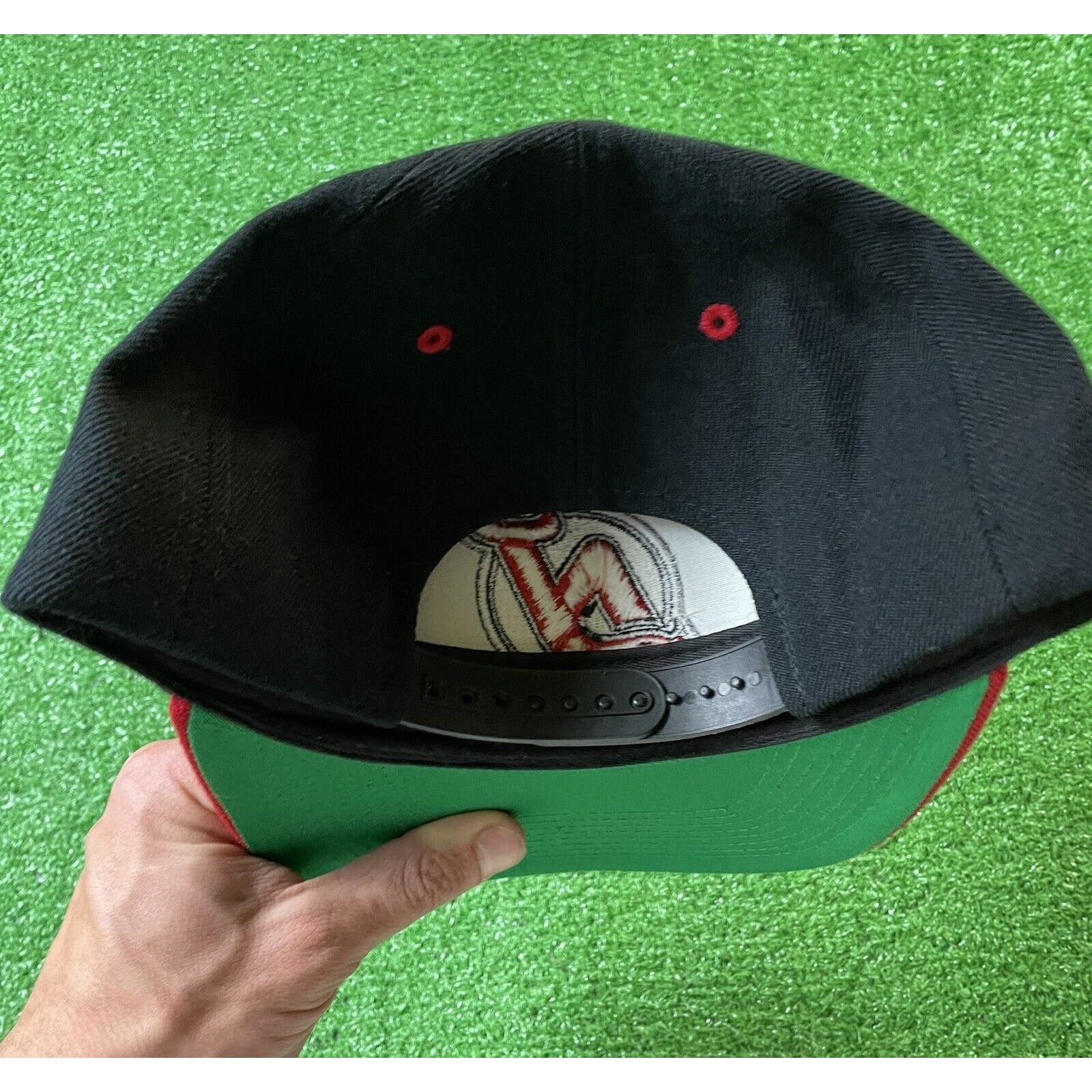 Vintage NWOT Vintage 90s New Jersey Devils Black Wool Snapback Hat Size ONE SIZE - 2 Thumbnail