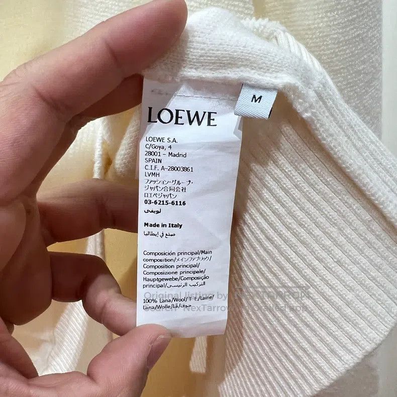Loewe Loewe Handmade Embroidered Wool Sweater Size M / US 6-8 / IT 42-44 - 4 Thumbnail