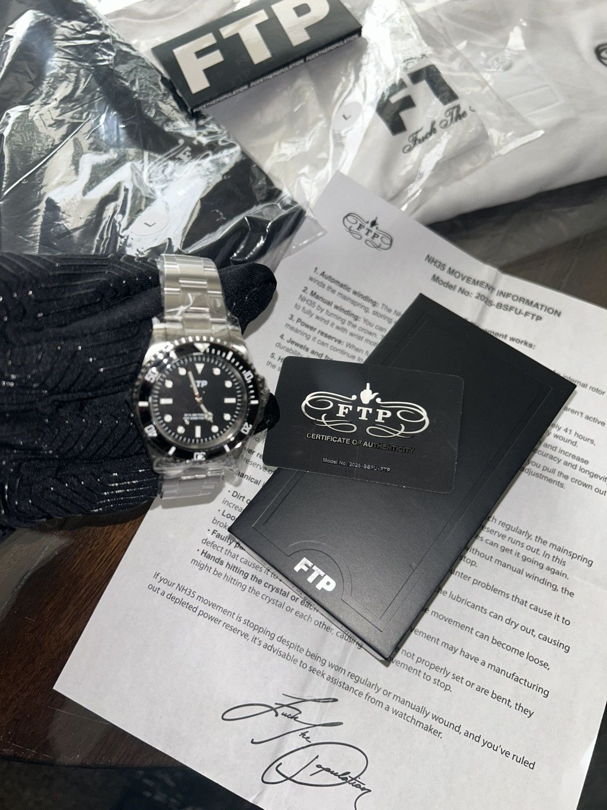 Fuck The Population Fuck the population 2025-BSFU-FTP TIMEPIECE | Grailed
