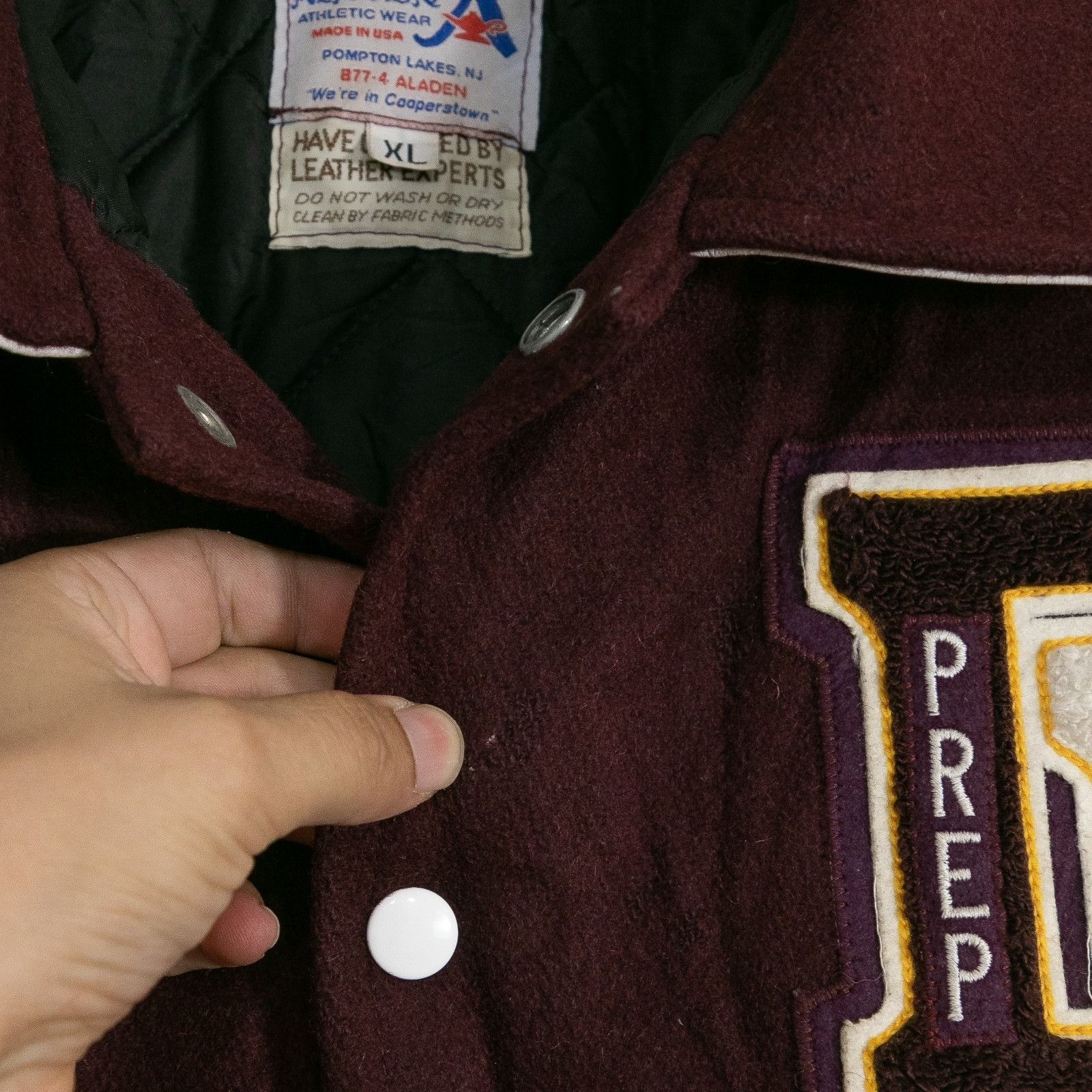 Vintage Vintage Volleyball Letterman Varsity Jacket Mens XL Leather Size US XL / EU 56 / 4 - 5 Thumbnail