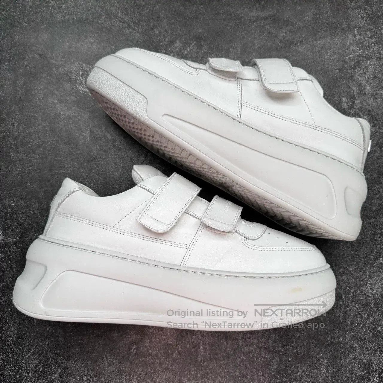 Acne Studios acne studios velcro platform sneakers. Size US 10 / EU 43 - 7 Thumbnail