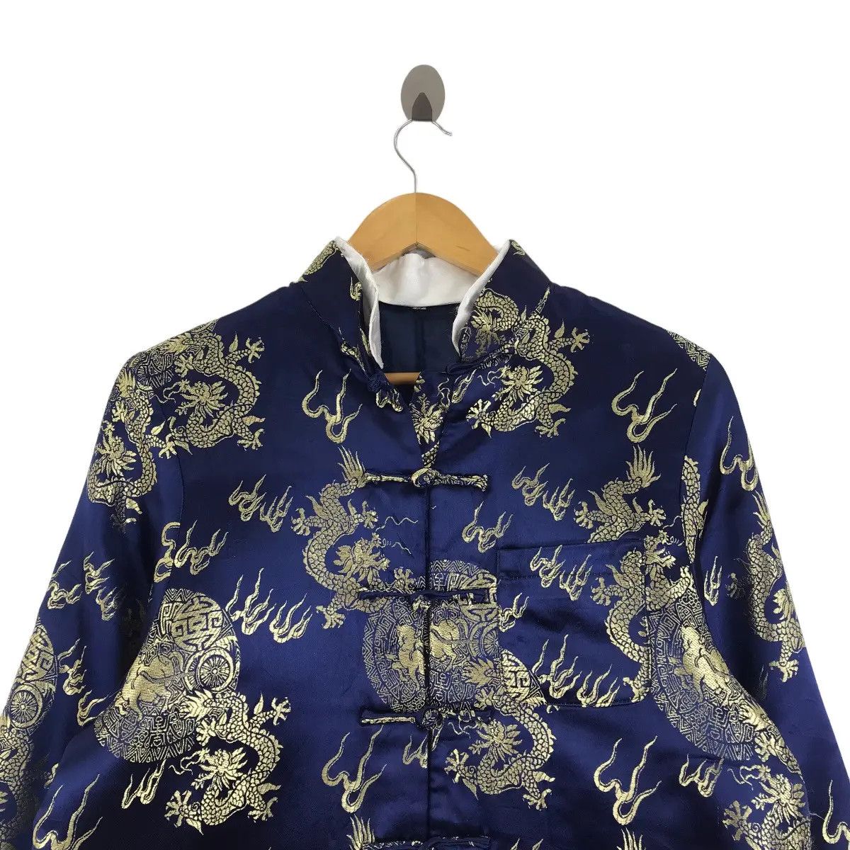 Vintage 80’ SUKAJAN JAPAN YAKUZA Gold Dragon Jacket Coat