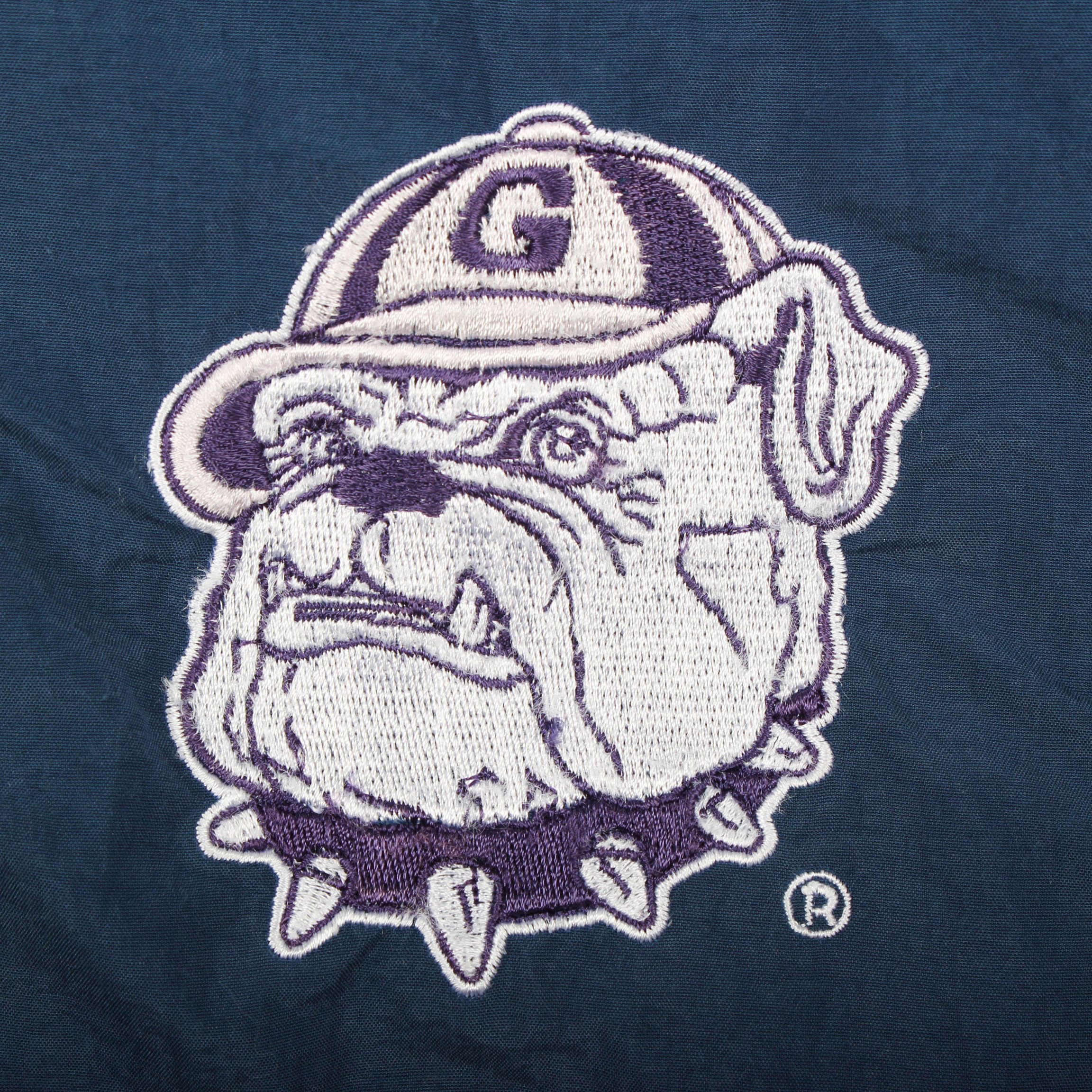 Starter Georgetown Bulldogs Jacket Starter 90s NCAA Windbreaker Size US XL / EU 56 / 4 - 5 Thumbnail