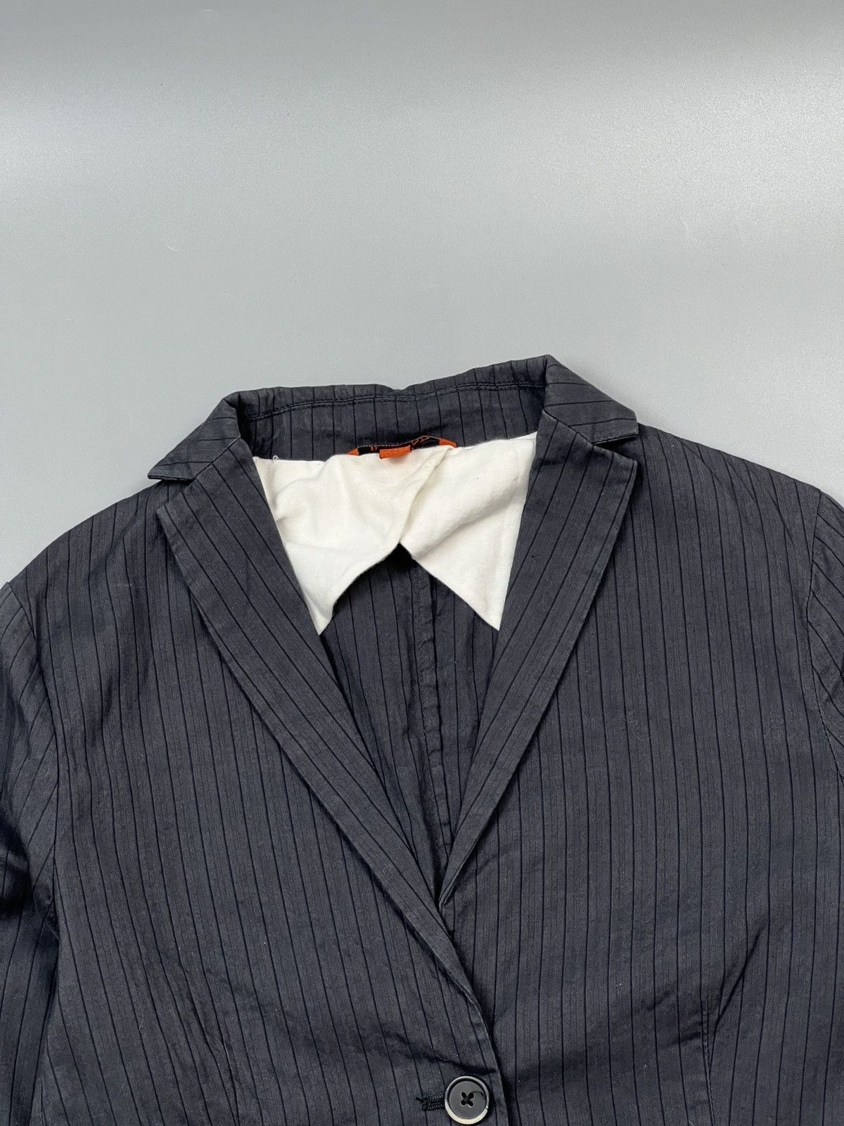 Barena Barena Striped Cotton Silk Blazer (Y0436) Size M / US 6-8 / IT 42-44 - 3 Thumbnail