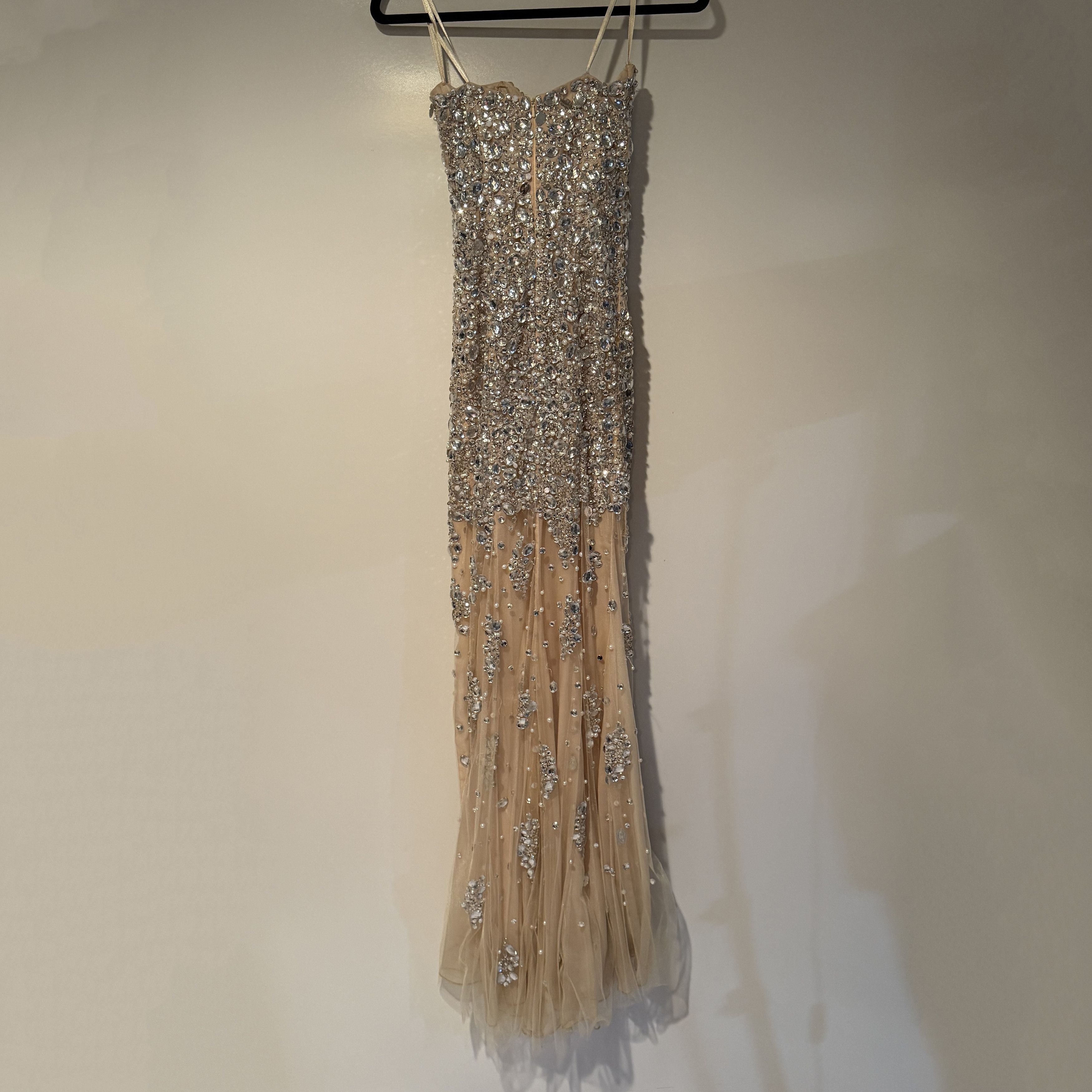 Other Jovani 4247 Crystal Jewel Diamond Size XS / US 0-2 / IT 36-38 - 9 Thumbnail
