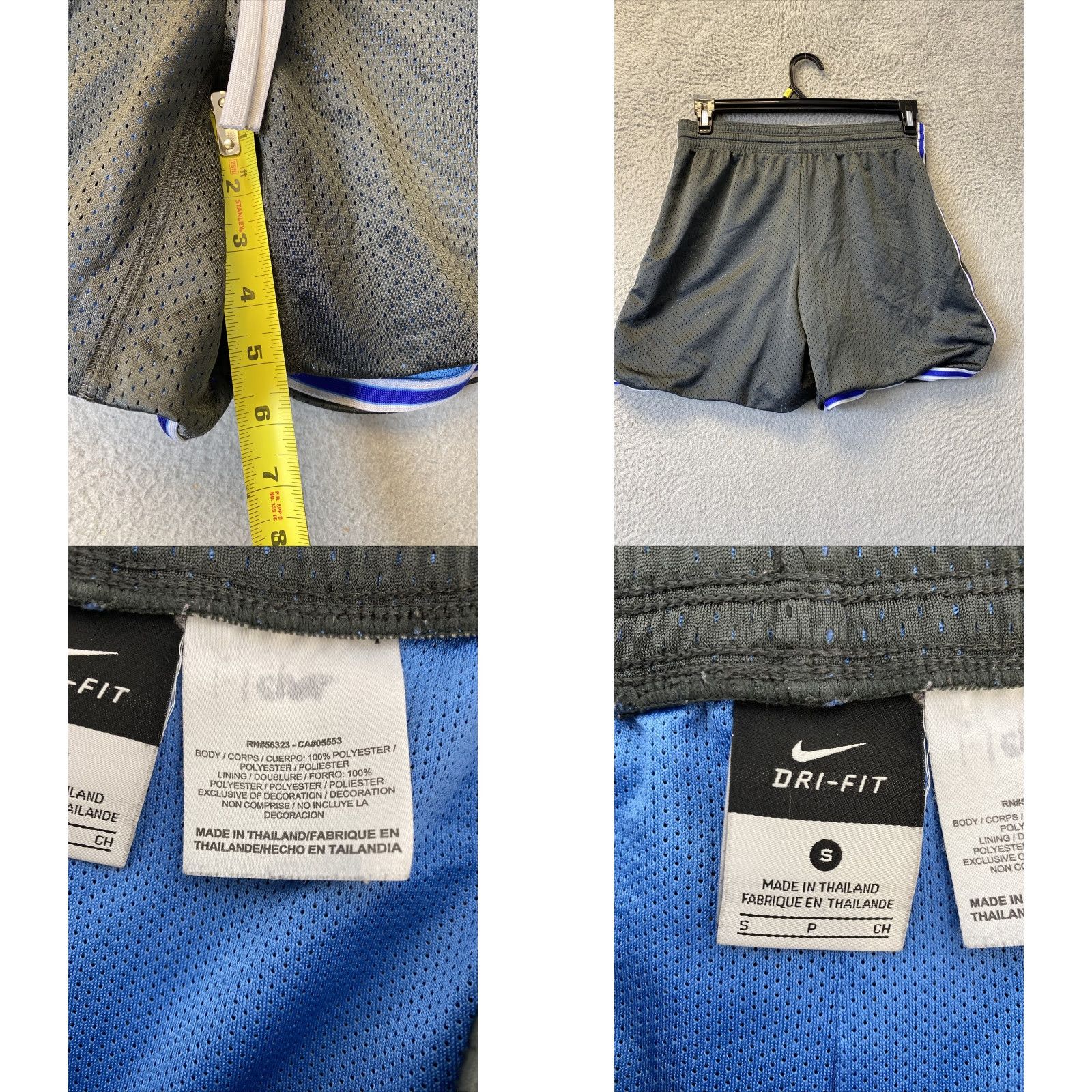 Nike Women’s Nike Shorts Basketball Athletic Gray Size S small /44-61 Size 28" / US 6 / IT 42 - 7 Thumbnail