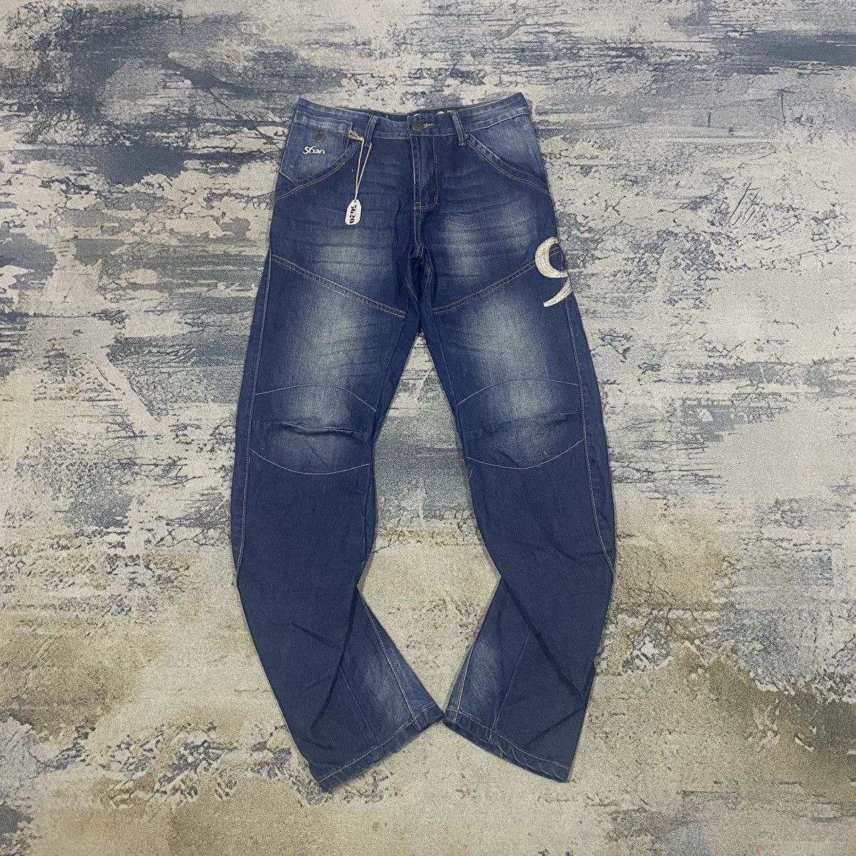 G-Star × Japanese Brand × Seditionaries Vintage Y2K G Star Raw 96 Back Bukcle Curves Leg Denim Jeans Size US 30 / EU 46 - 2 Thumbnail