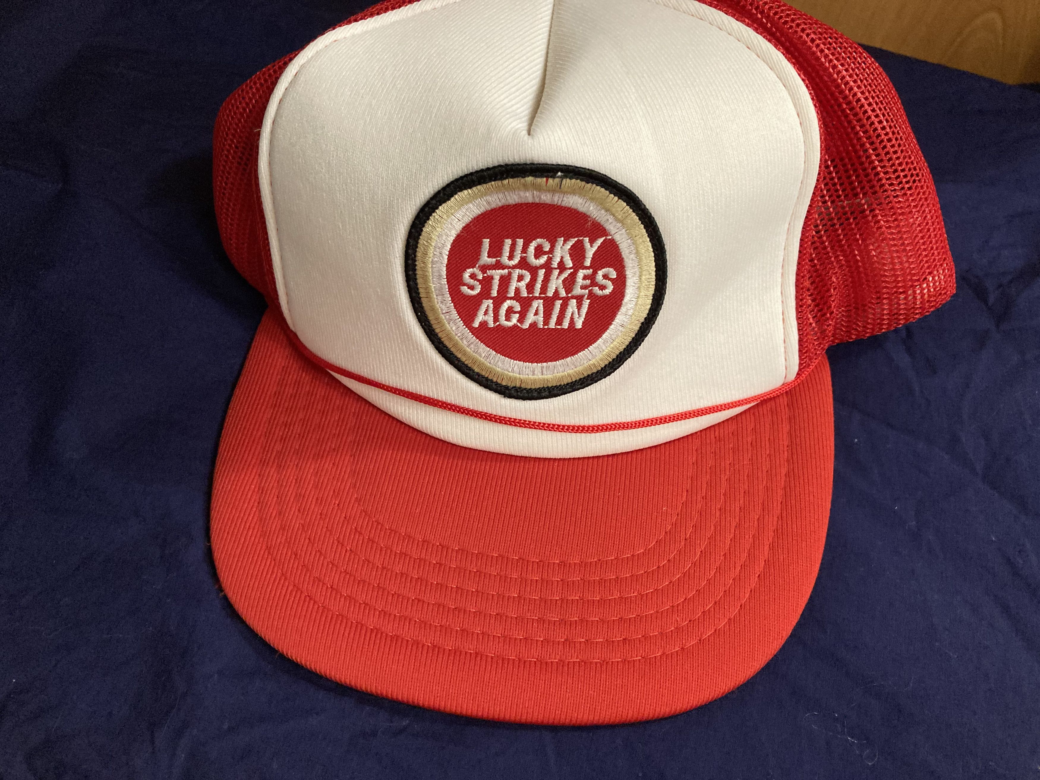 Vintage Rare Vintage Lucky Strikes Again Dad Hat.80"s Size ONE SIZE - 1 Thumbnail
