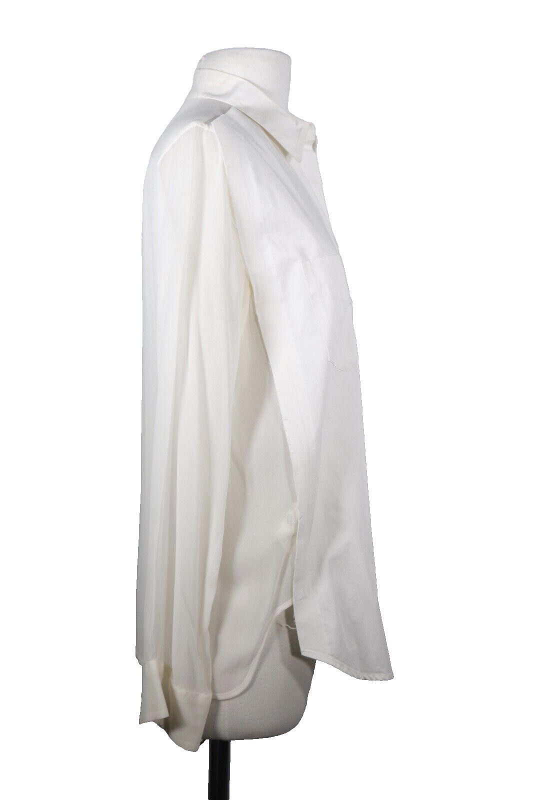 Paul Smith Paul Smith US8 White Button Up Shirt Long Sleeve Blouse Size M / US 6-8 / IT 42-44 - 6 Thumbnail