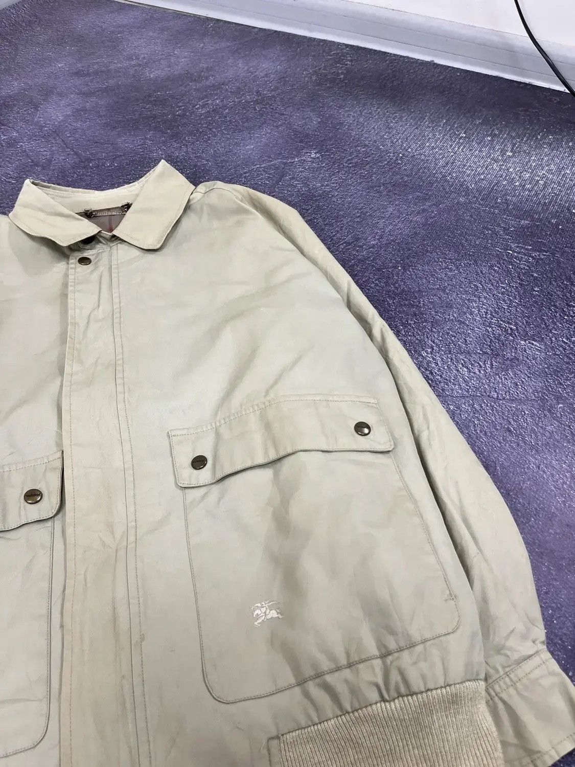 Burberry Vintage Burberry Nova Check Cream Luxury Jacket Size US M / EU 48-50 / 2 - 7 Thumbnail