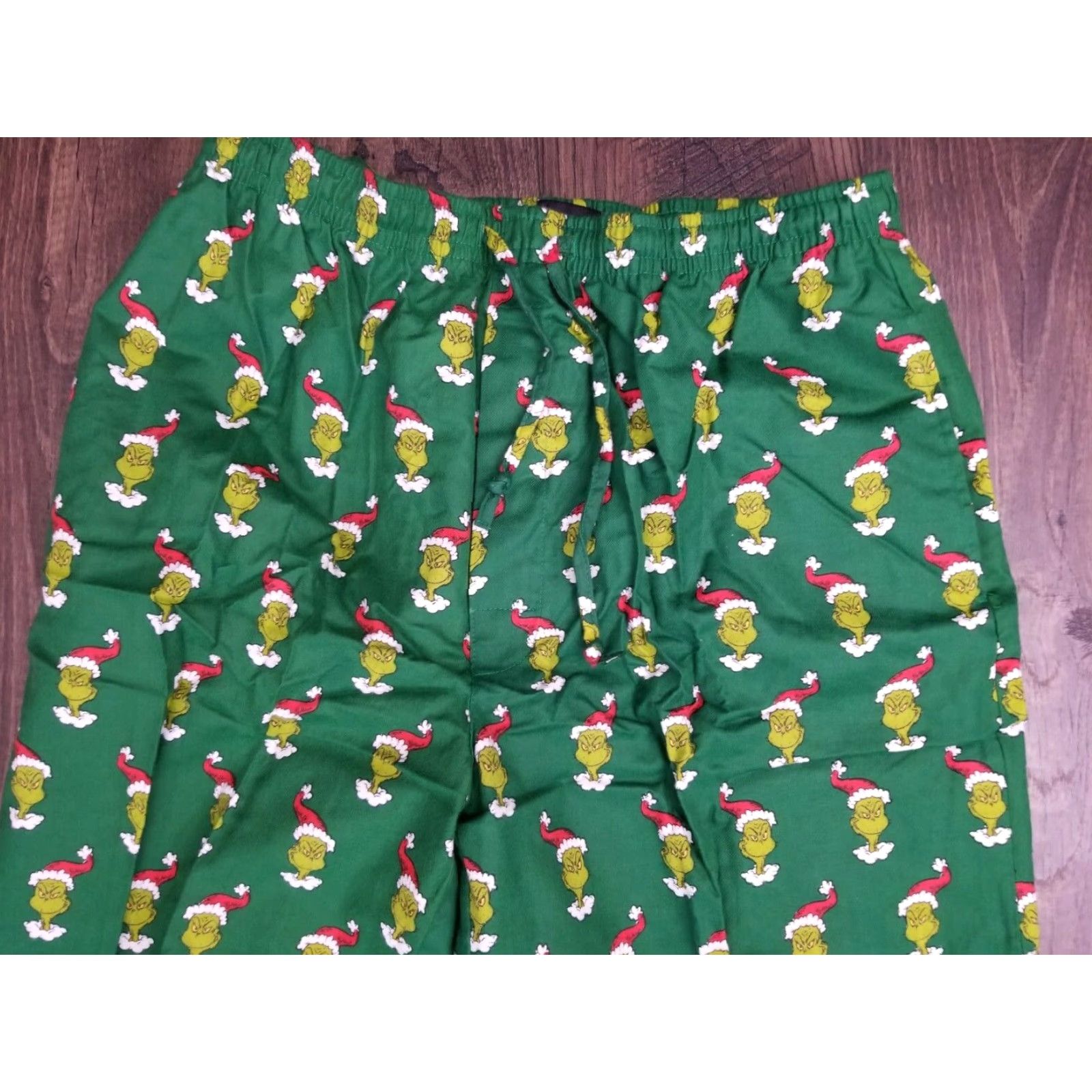 Vintage VINTAGE Dr. Seuss Christmas Pajama Pants Green Size L Mens Cotton Blend Size US 33 - 2 Thumbnail