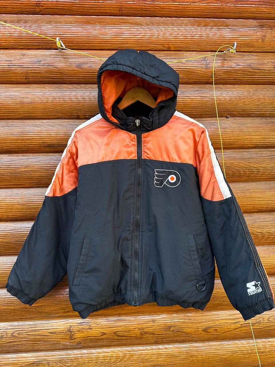Starter Vintage Philadelphia NHL Starter Puffer Pullover Jacket Size US L / EU 52-54 / 3 - 2 Thumbnail