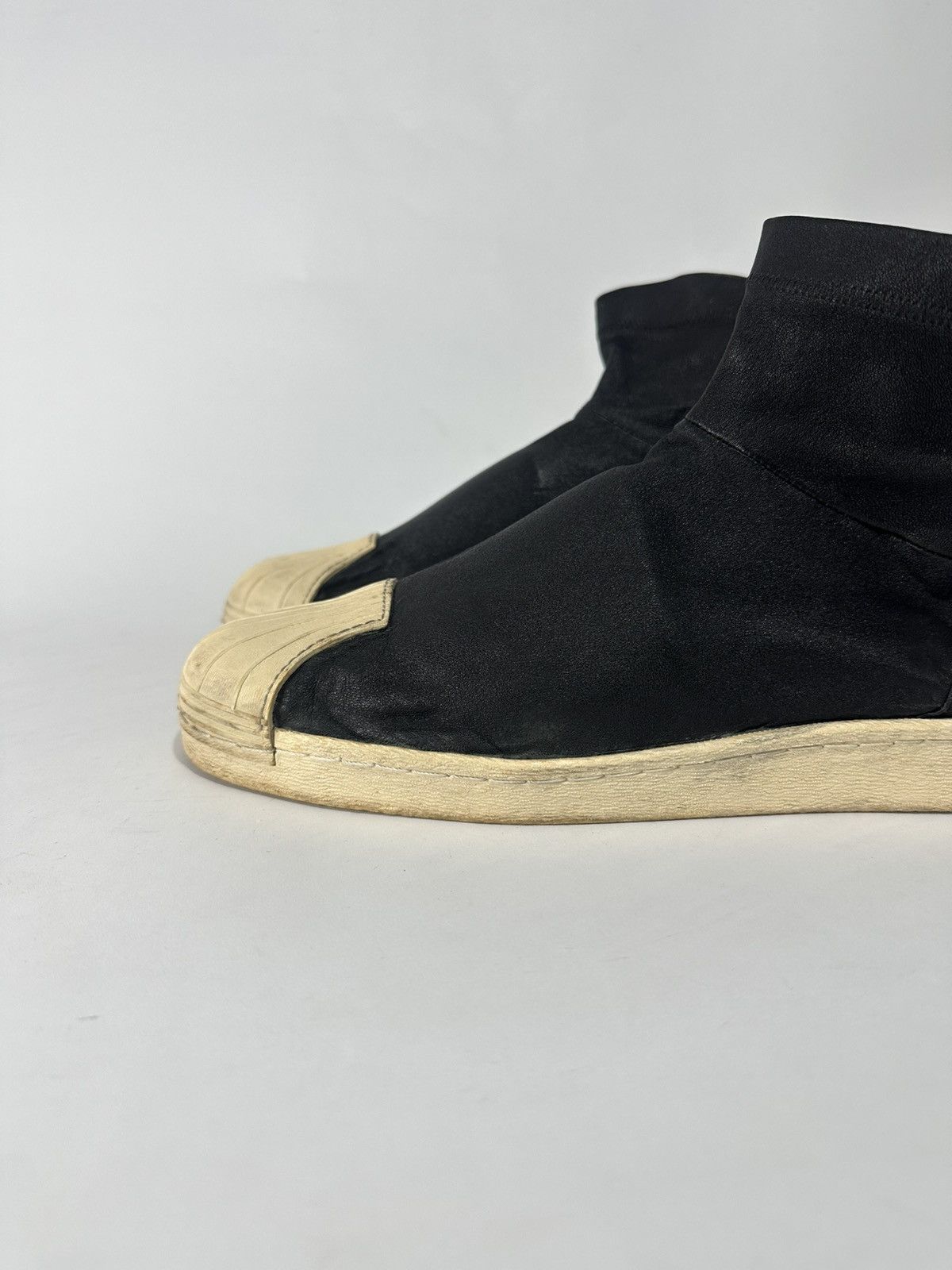 Adidas × Rick Owens Rick Owens x Adidas SS15 Faun Leather Sneakers Size US 9.5 / EU 42-43 - 4 Thumbnail