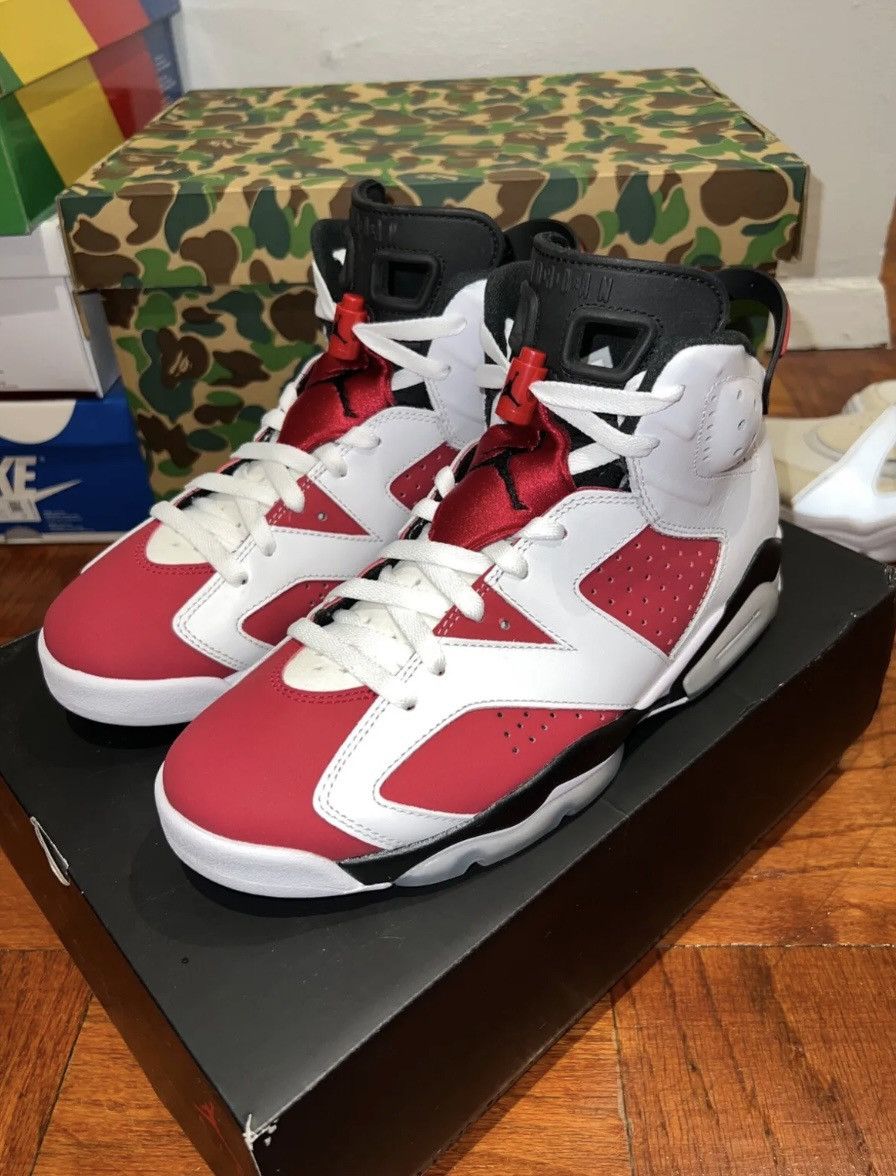 Jordan Brand JORDAN 6 CARMINE 2021 Size US 7 / EU 40 - 3 Thumbnail