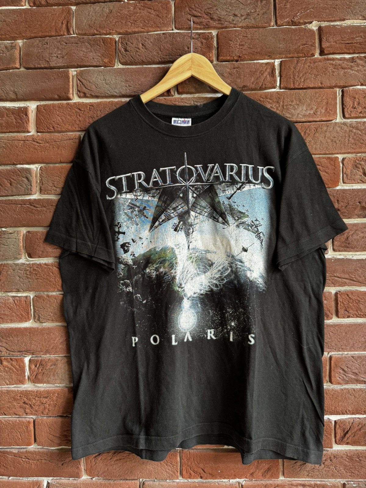 Band Tees VINTAGE Y2K BAND TEE STRATOVARIUS Metal rare TOUR BAND Black Size US L / EU 52-54 / 3 - 1 Thumbnail