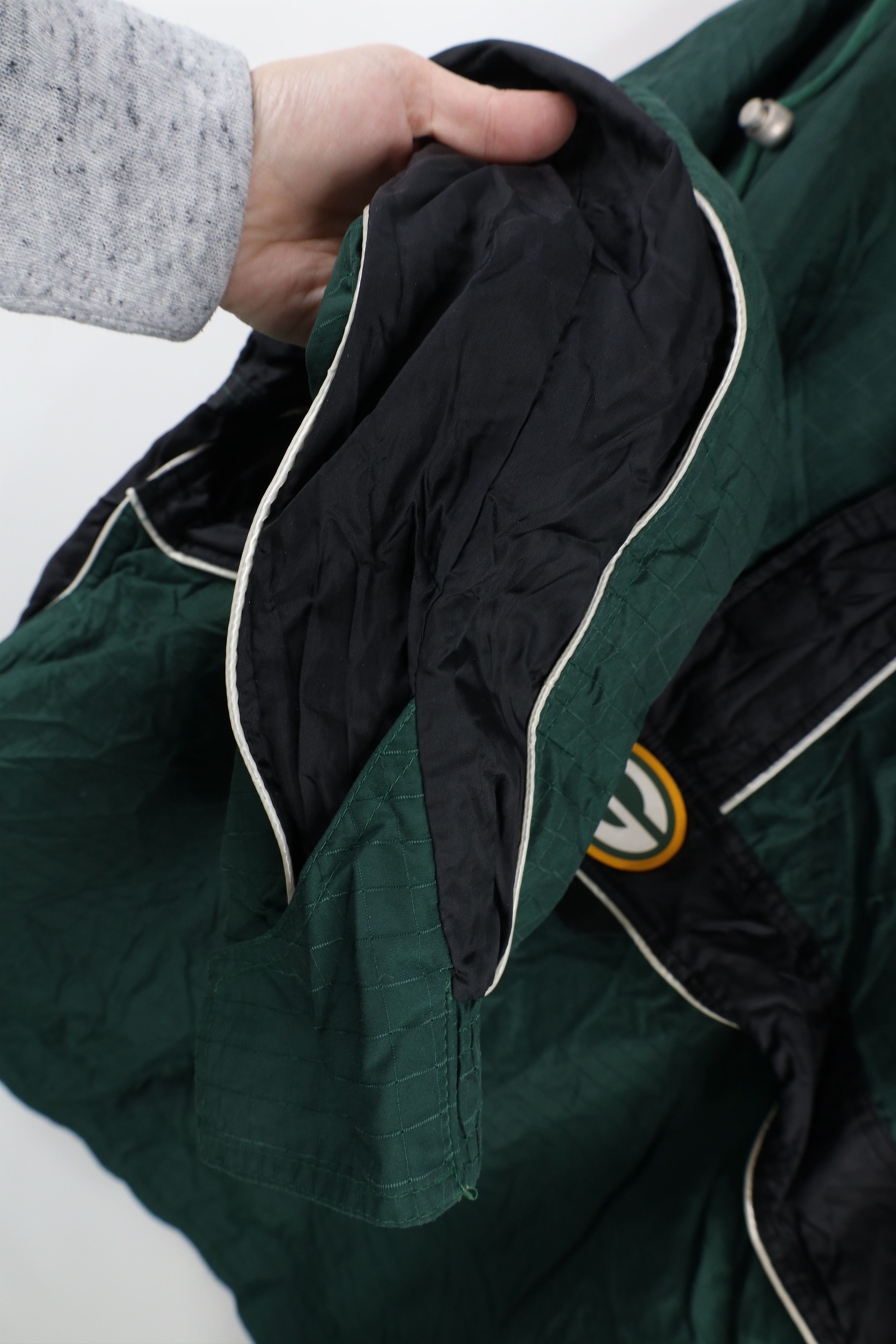 Starter × Vintage Vintage 90s Starter Green Bay Packers Pullover Anorak Jacket Size US XL / EU 56 / 4 - 8 Thumbnail