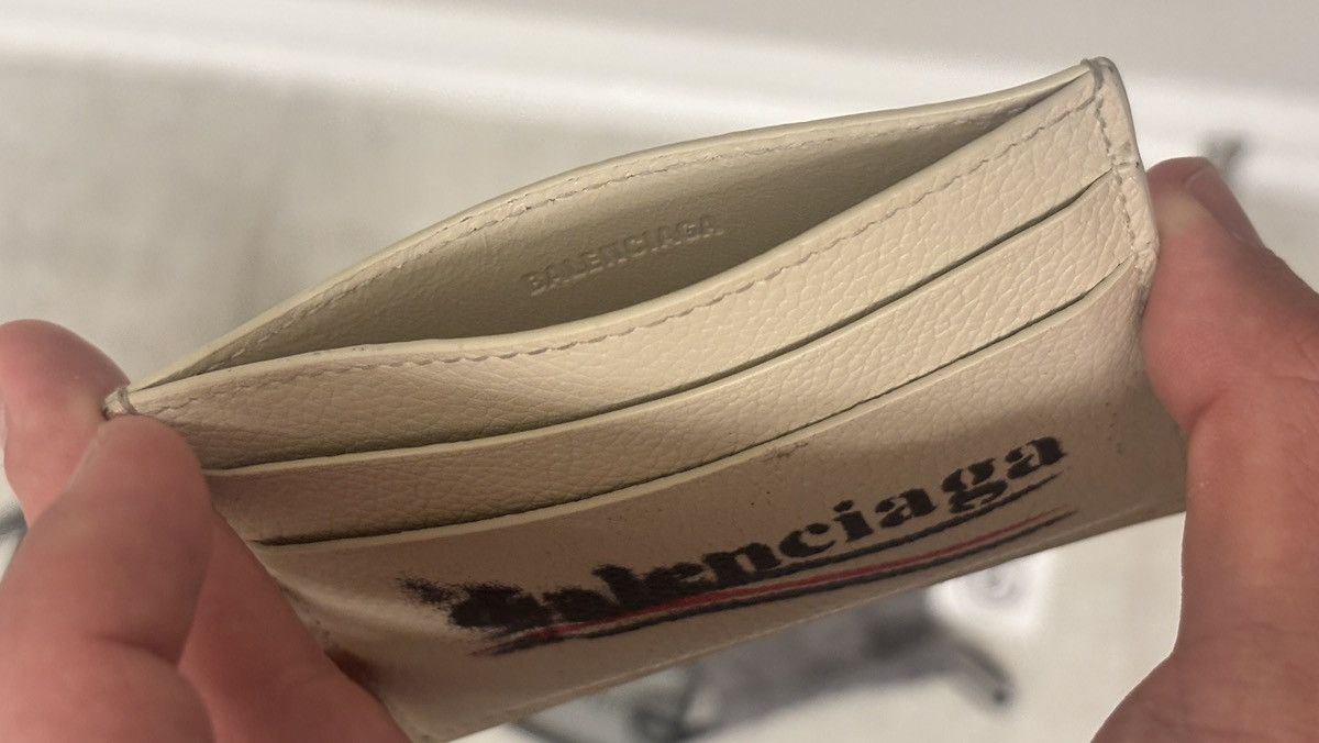 Balenciaga MEN'S CASH CARD HOLDER IN LIGHT BEIGE Size ONE SIZE - 5 Thumbnail