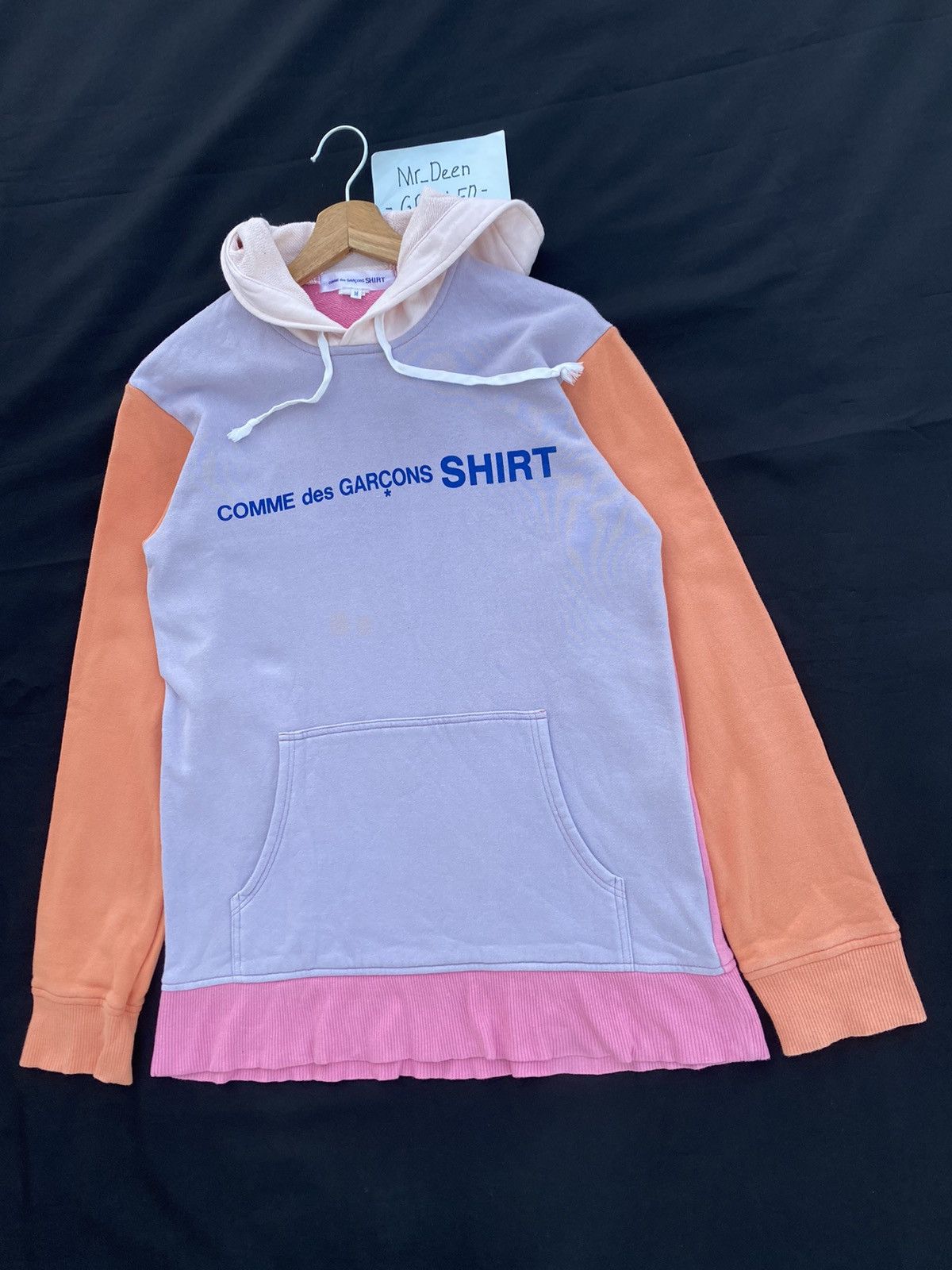 Comme des Garcons Rare Vintage COMME des GARCONS SHIRT Spellout Hoodie Size US M / EU 48-50 / 2 - 4 Thumbnail