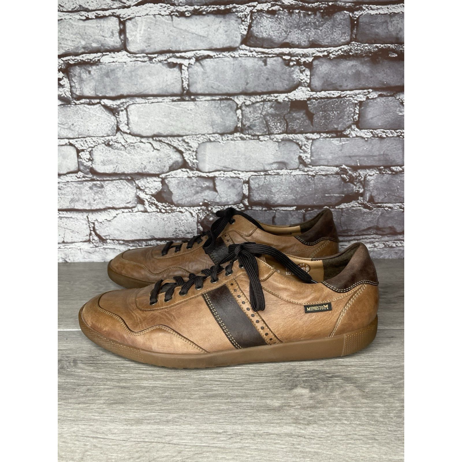 Mephisto Mephisto Chestnut Brown Leather Steve Urban Sneaker Shoes Me Size US 10.5 / EU 43-44 - 20 Thumbnail