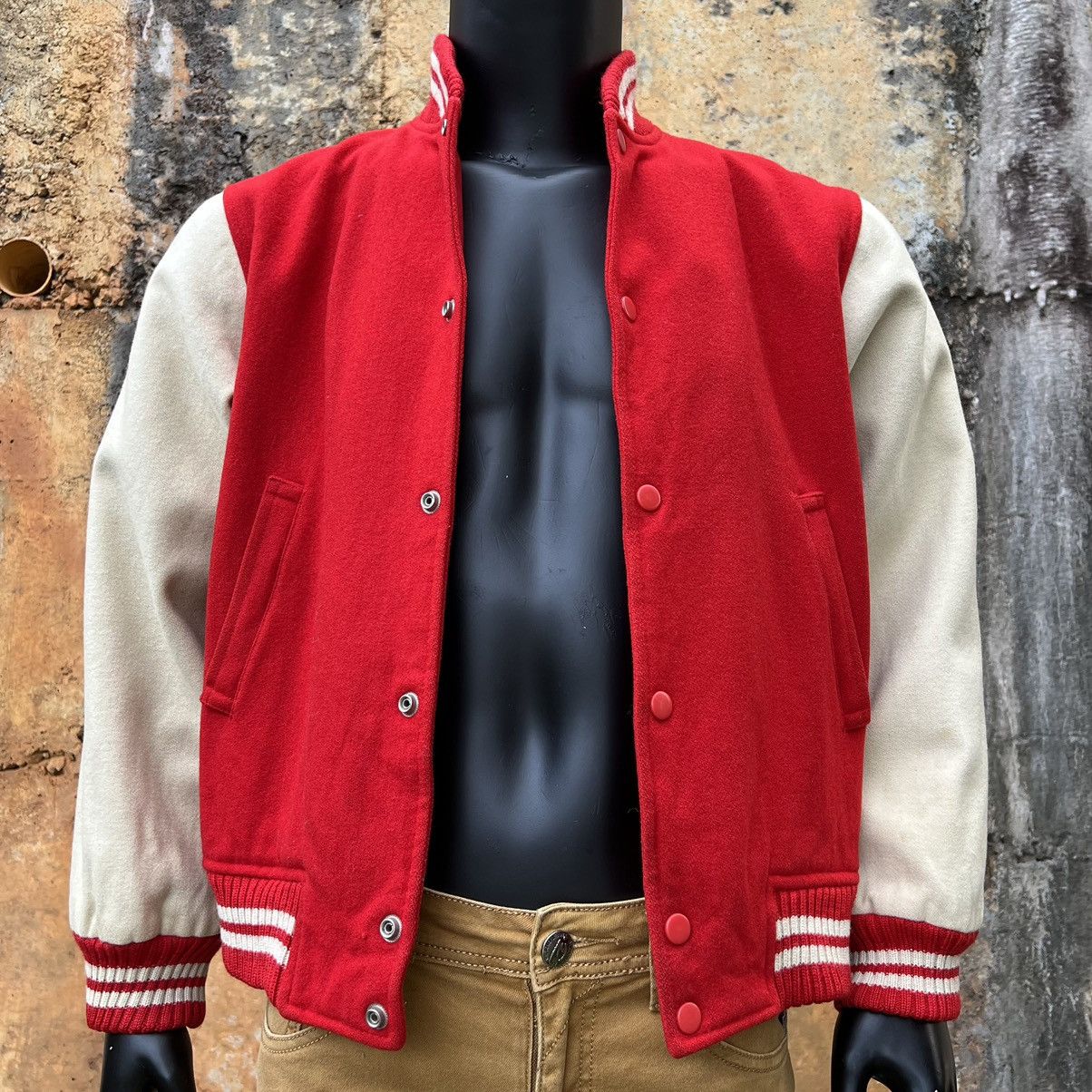 GQ × Vintage GQ Men’s Wear Varcity Jacket Size US L / EU 52-54 / 3 - 3 Thumbnail