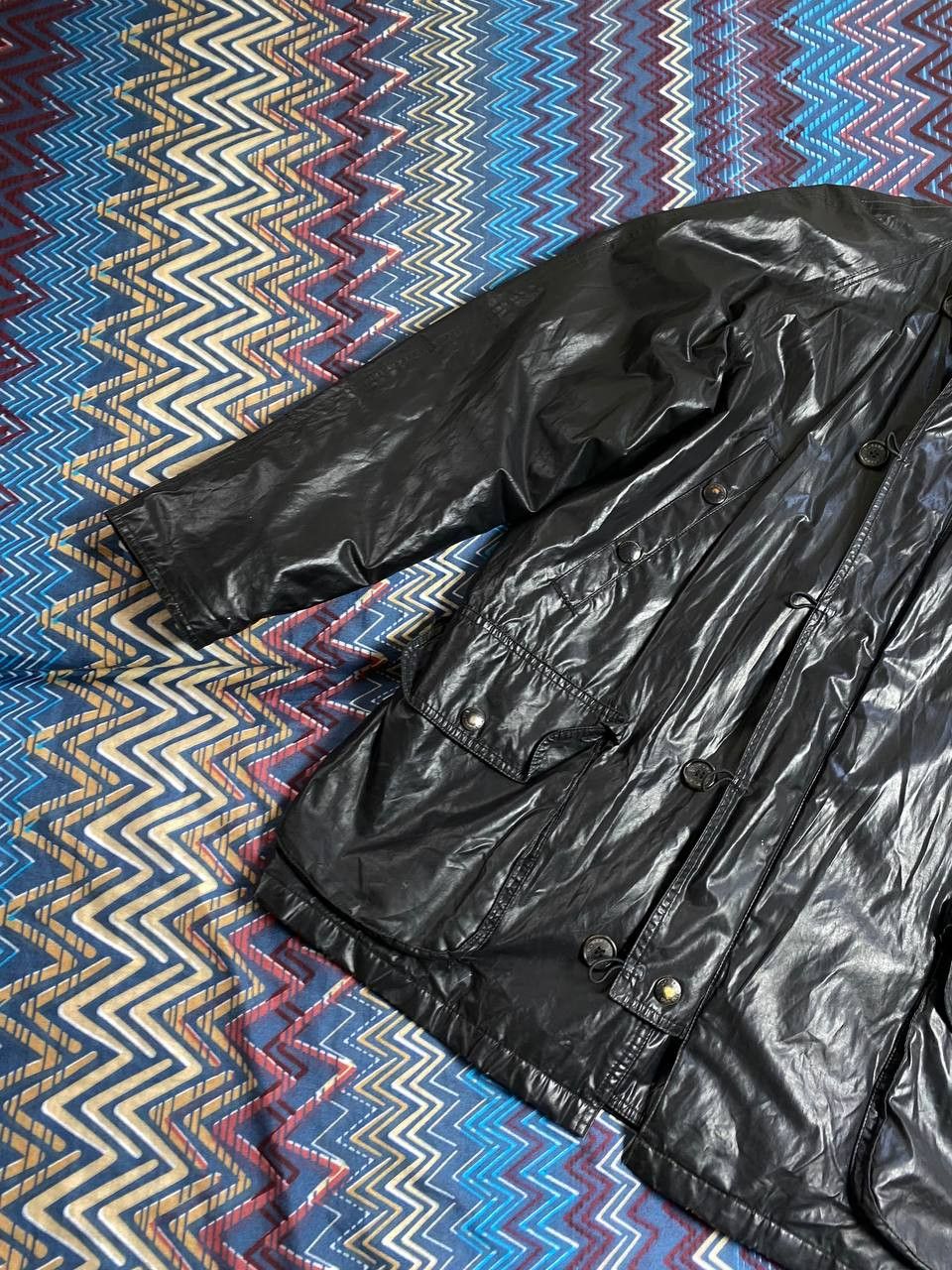Barbour vintage Barbour black Y2K Leather jacket Streetwear Size US L / EU 52-54 / 3 - 11 Thumbnail
