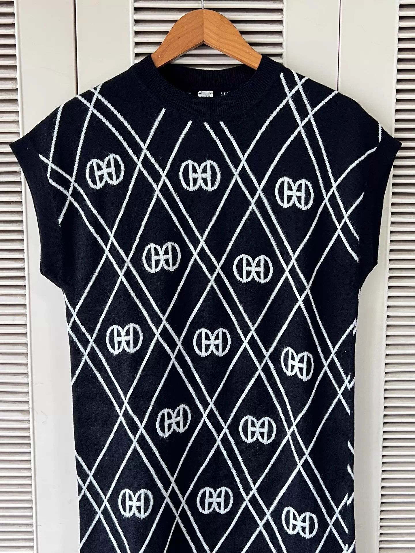 Hermes Hermès cashmere quilted logo dress 38 like new Size S / US 4 / IT 40 - 3 Thumbnail