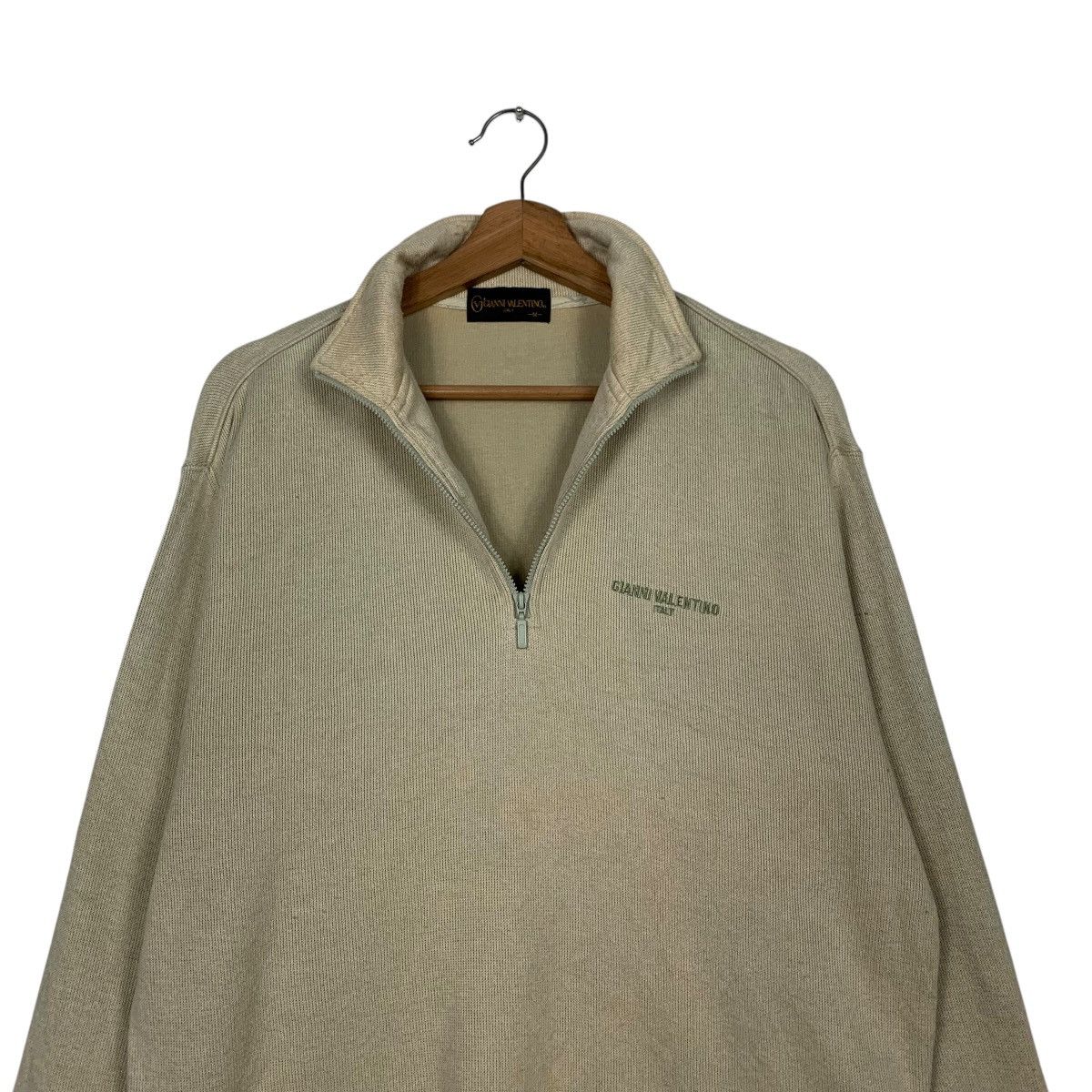 Gianni Valentino GIANNI VALENTINO Half Zip Turtleneck Sweatshirt #2404-C108 Size US M / EU 48-50 / 2 - 10 Thumbnail