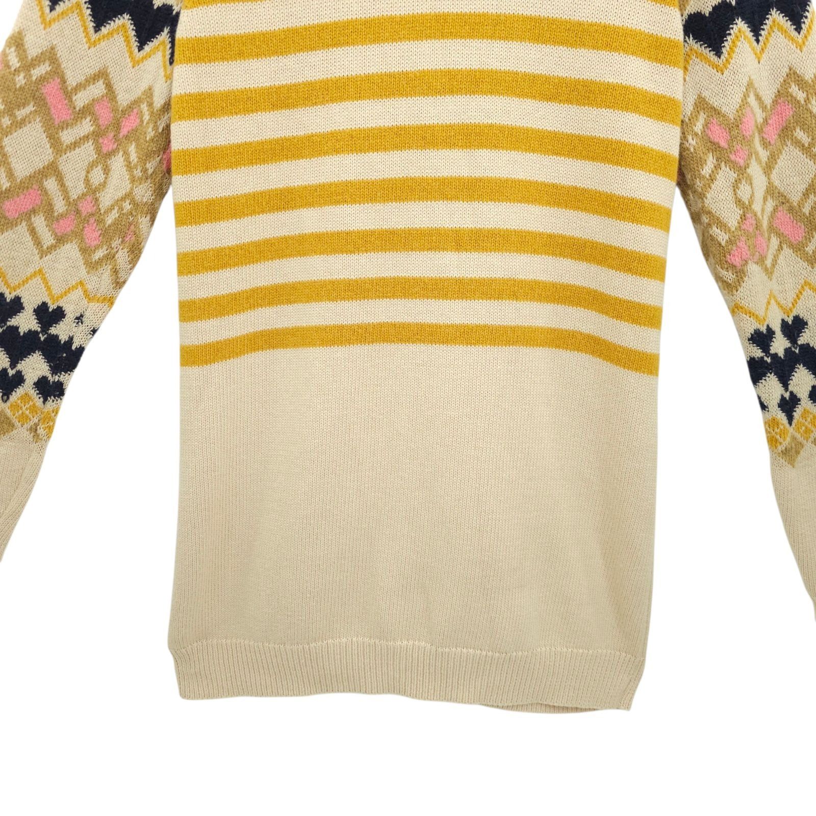 Anthropologie Fiets Voor 2 Anthropologie Fair Isle Knit Cardigan Sweater S Size S / US 4 / IT 40 - 13 Thumbnail