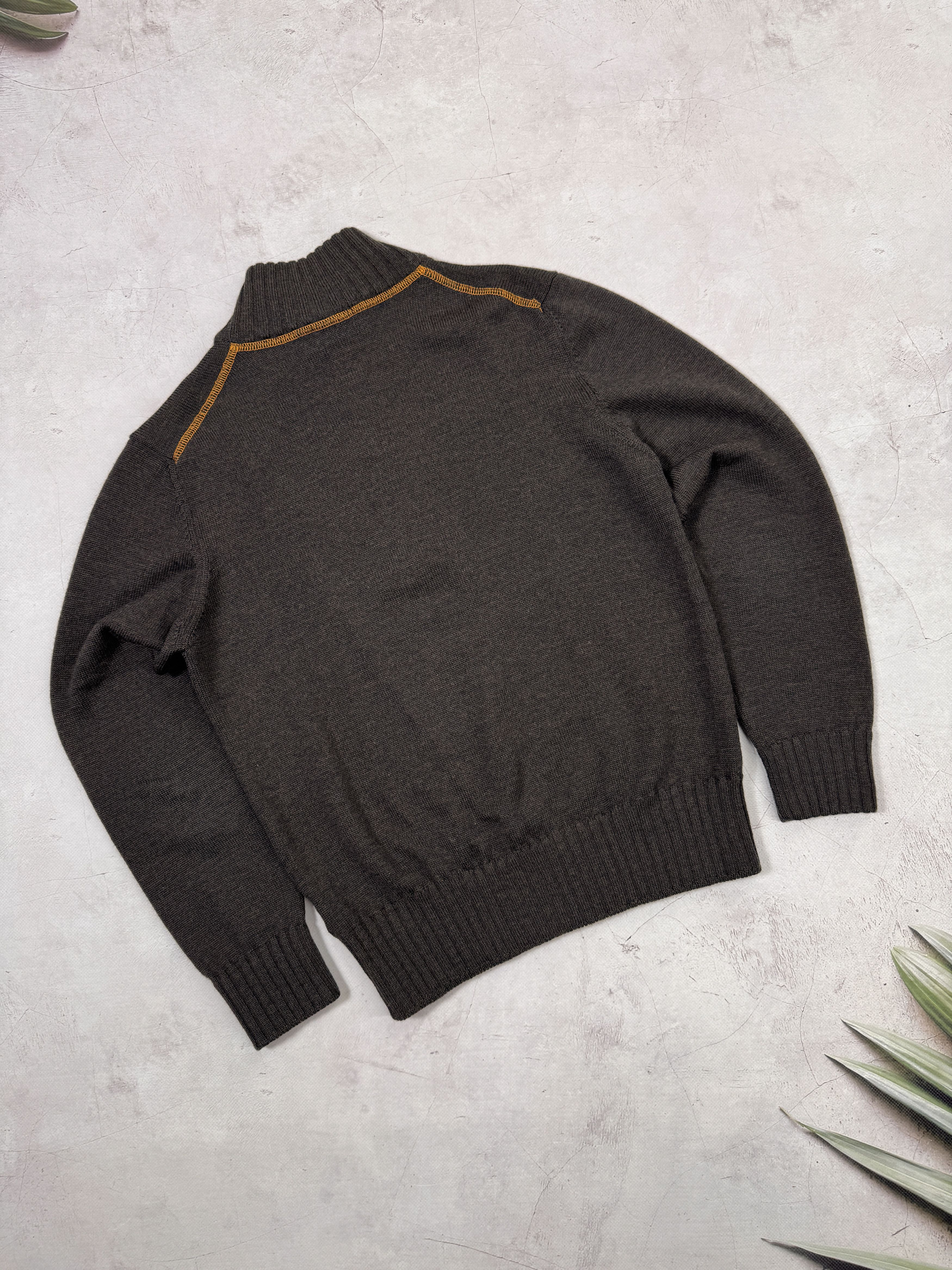 Porsche Design Porsche Design Sweater 1/4 Zip Pullover Wool Size US S / EU 44-46 / 1 - 17 Thumbnail