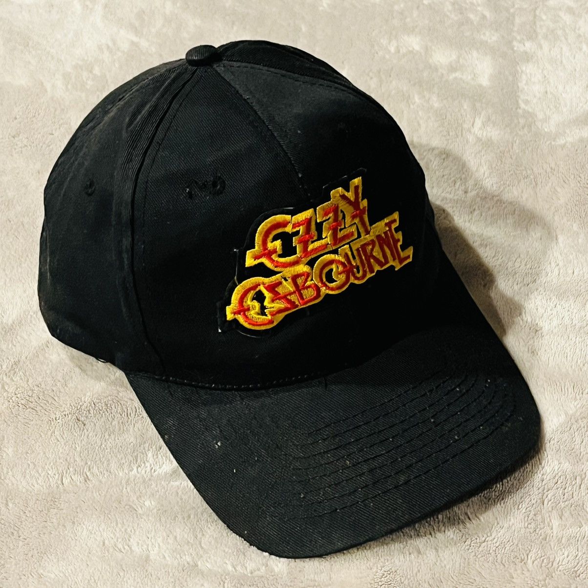 Ozzy Osbourne Vintage 90s Ozzy Osbourne Embroidered Concert SnapBack Hat Size ONE SIZE - 1 Thumbnail