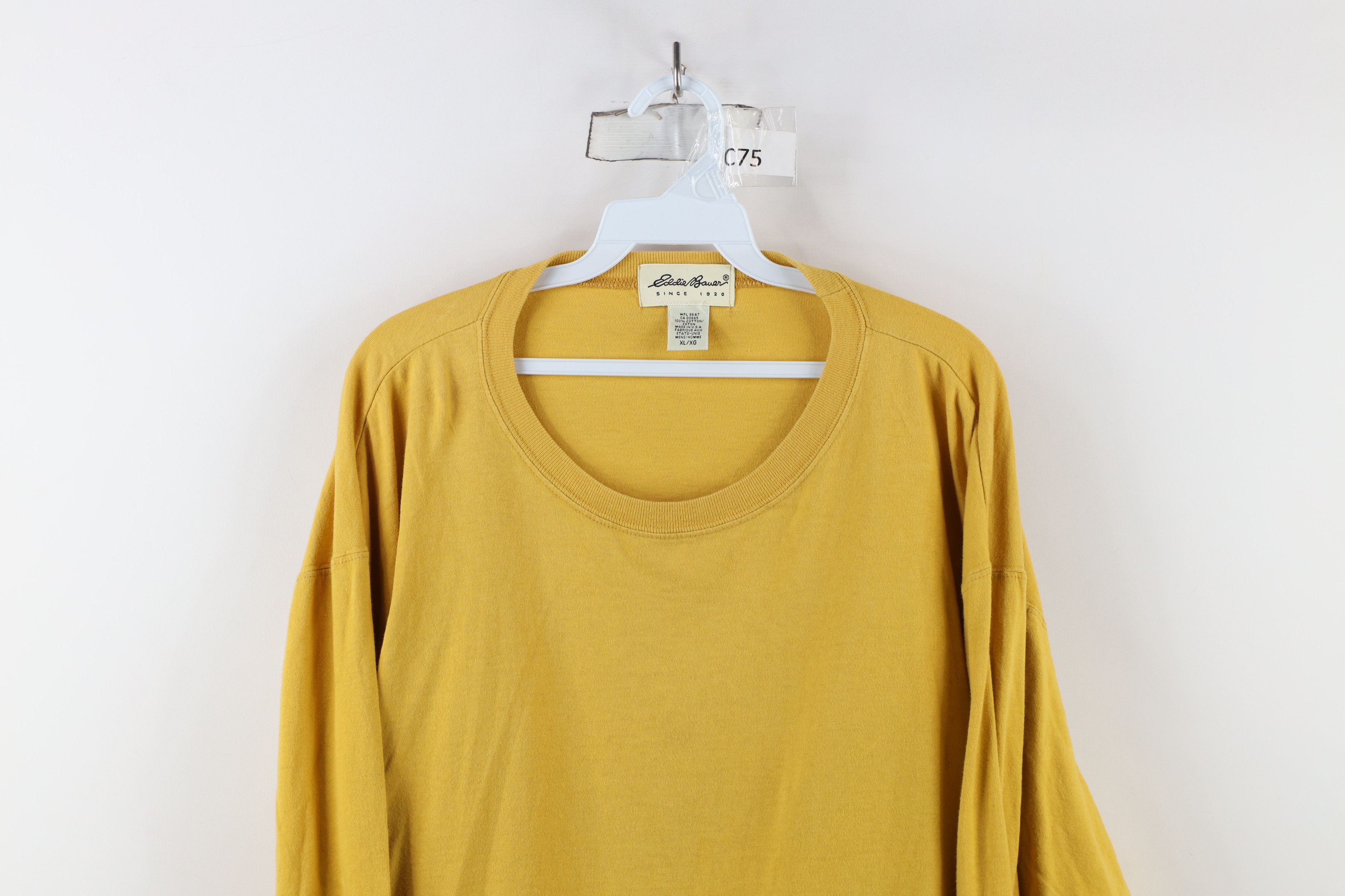 Eddie Bauer × Vintage Vintage 90s Eddie Bauer Long Sleeve T-Shirt Cotton USA Size US XL / EU 56 / 4 - 2 Thumbnail