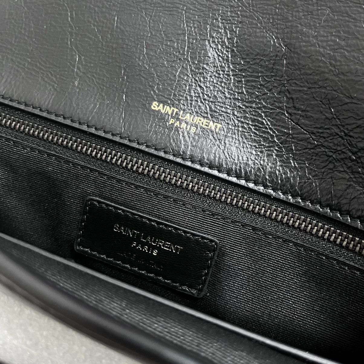 Saint Laurent Paris Authentic Yvest Saint Lauren Niki Chain Leather Shoulder Bag Size ONE SIZE - 7 Thumbnail