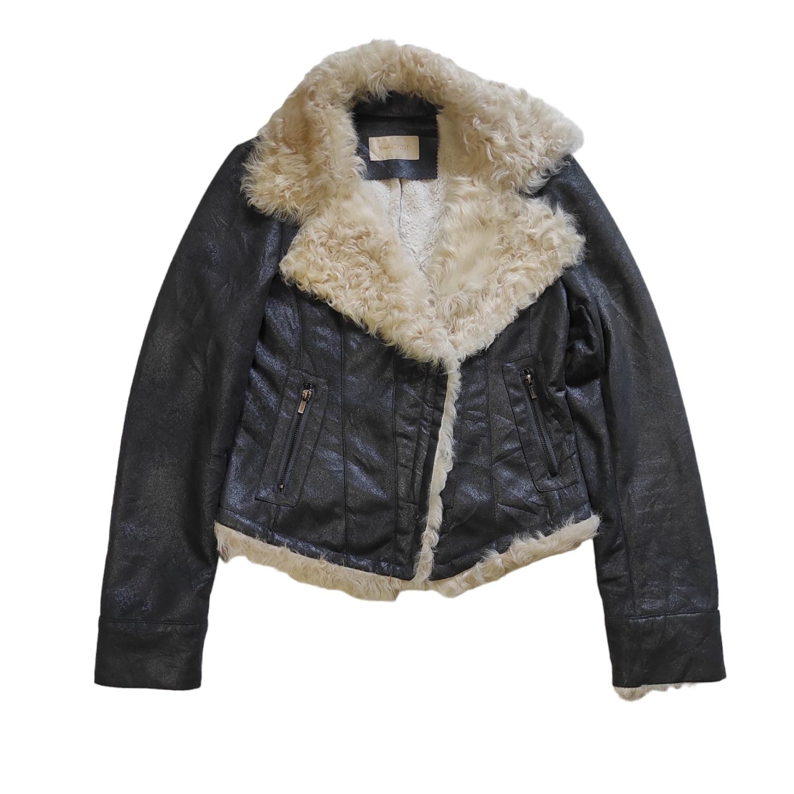 If Six Was Nine Sweet SOUP Fur Jacket ifsixwasnine lgb Style Size S / US 4 / IT 40 - 2 Thumbnail