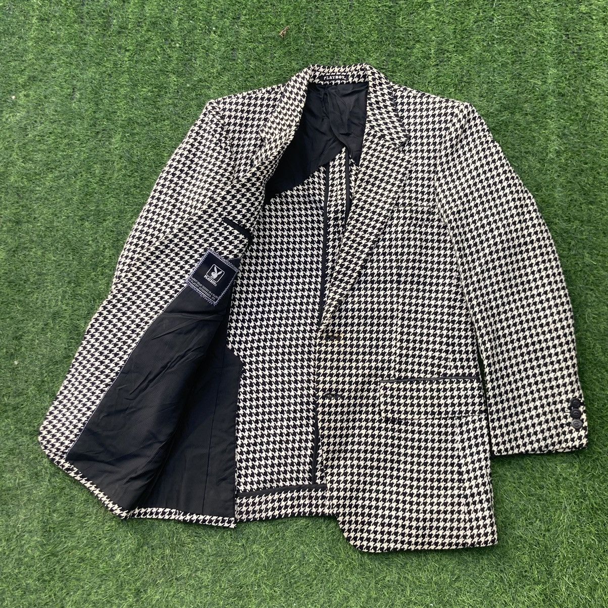 Playboy PLAYBOY HOUNDSTOOTH BLAZER JACKET Size US M / EU 48-50 / 2 - 1 Thumbnail