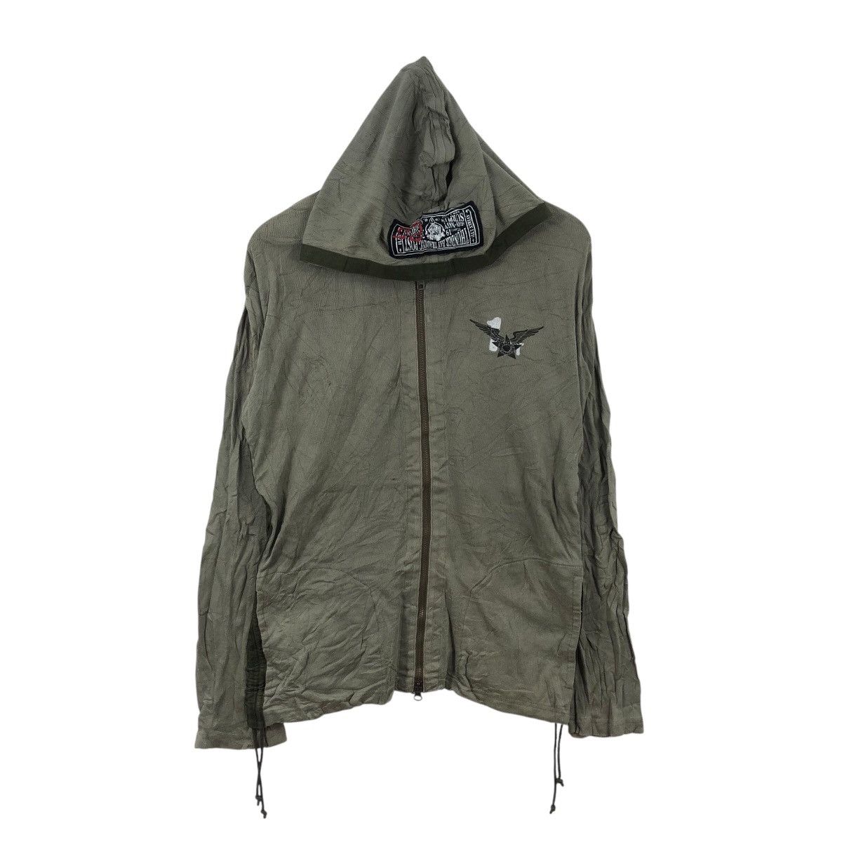 Avirex AVIREX Zipper Army Military Specs Hoodie Sweatshirt Size US L / EU 52-54 / 3 - 1 Thumbnail