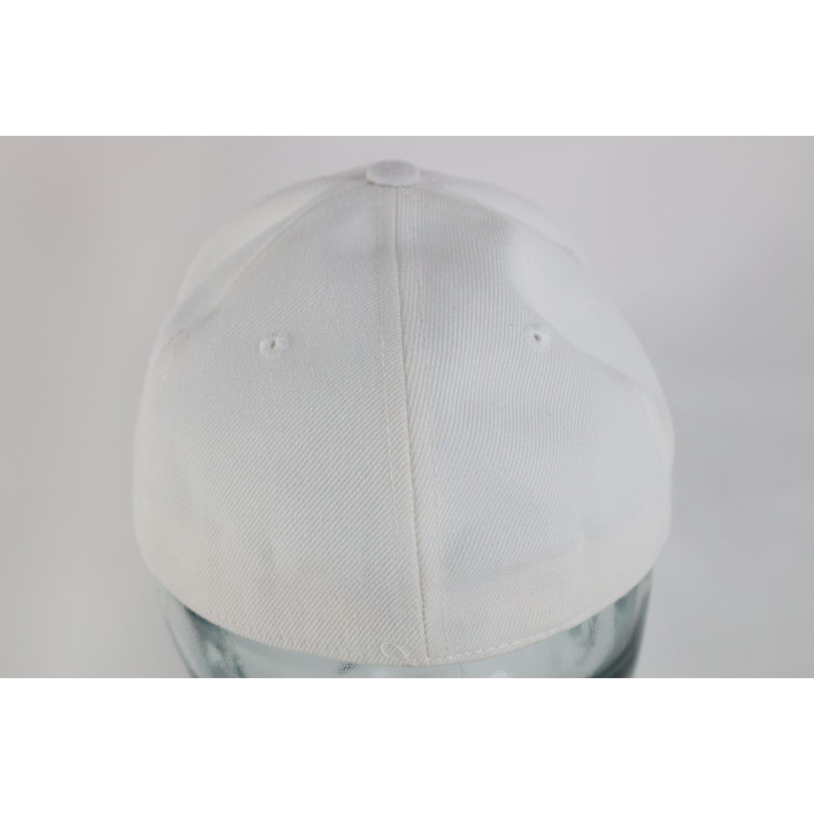 Vintage Vintage 90s Streetwear Blank Wool Blend Fitted Hat Cap White Size ONE SIZE - 4 Thumbnail