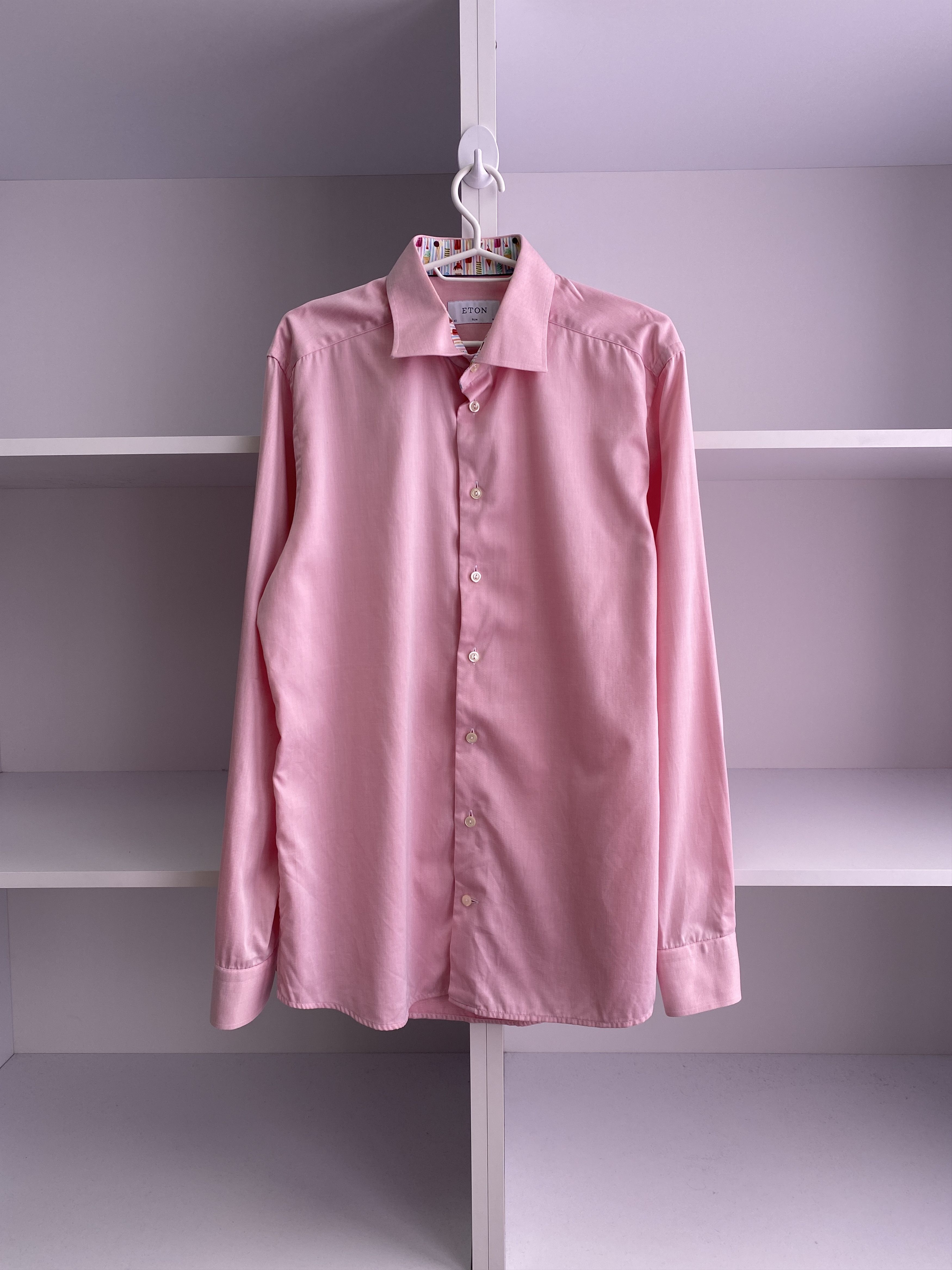 Eton × Vintage Vintage Eton Long Sleeve Button Up Shirt Size US M / EU 48-50 / 2 - 1 Thumbnail
