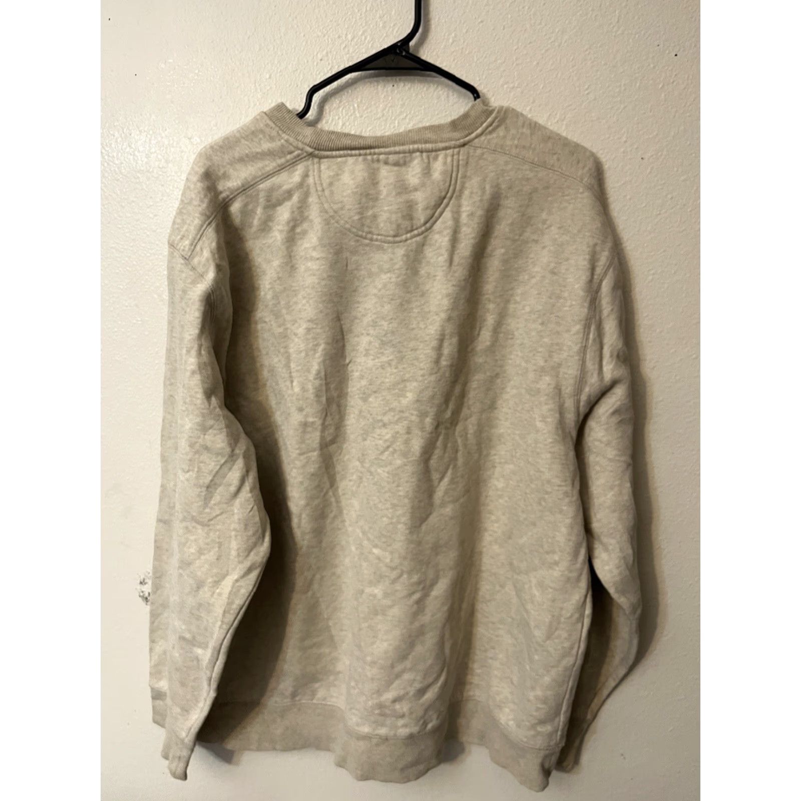 Izod Izod Sweatshirt Mens Long Sleeve Crewneck Pullover 2XL Beige Size US XXL / EU 58 / 5 - 2 Thumbnail