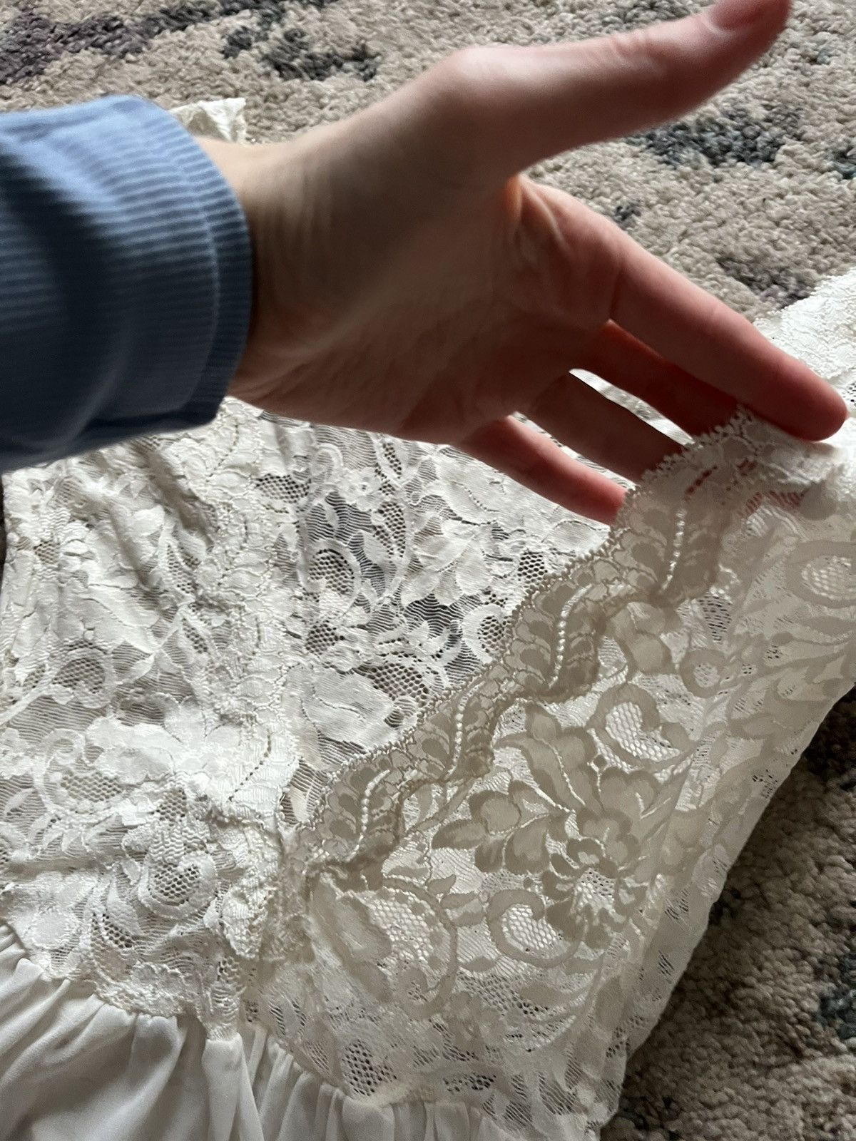 Victoria's Secret × Vintage Vintage Victoria’s Secret Lace Dress Size S / US 4 / IT 40 - 6 Thumbnail