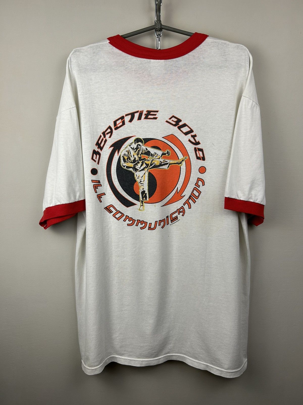 Band Tees Vtg 1994 BEASTIE BOYS ILL COMMUNICATION HIP-HOP DEADSTOCK Size US XL / EU 56 / 4 - 1 Thumbnail