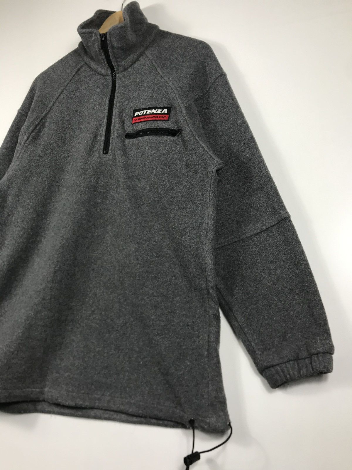 Japanese Brand × Sports Specialties ⚡️Vintage Bridgestone Motosport Fleece Half Zipper Sweatshirt Size US M / EU 48-50 / 2 - 3 Thumbnail