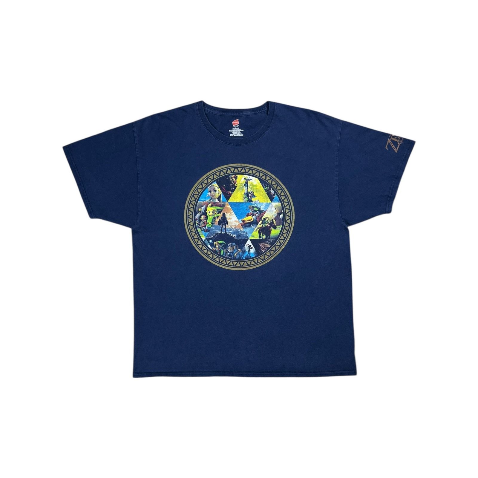 Hanes × Nintendo × Vintage Y2K Legend of Zelda Symphony of the Goddesses faded tee Size US XL / EU 56 / 4 - 1 Thumbnail